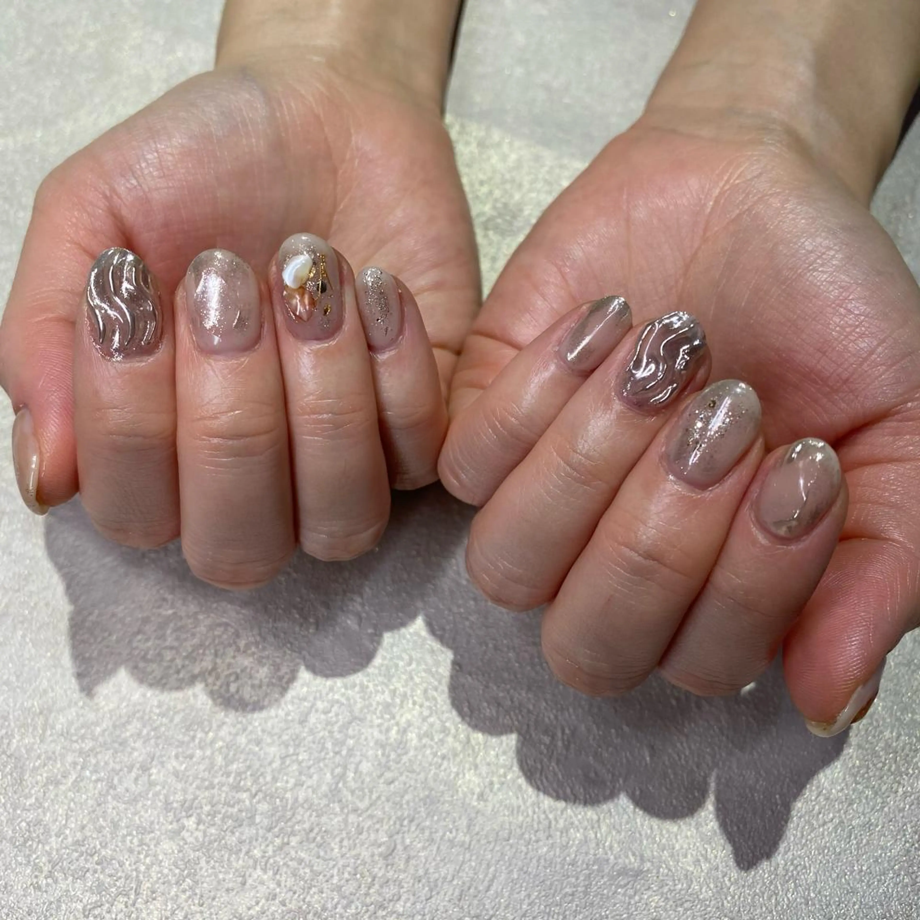 ネイル Amber21.所属・Nagahama Akariのネイルデザイン