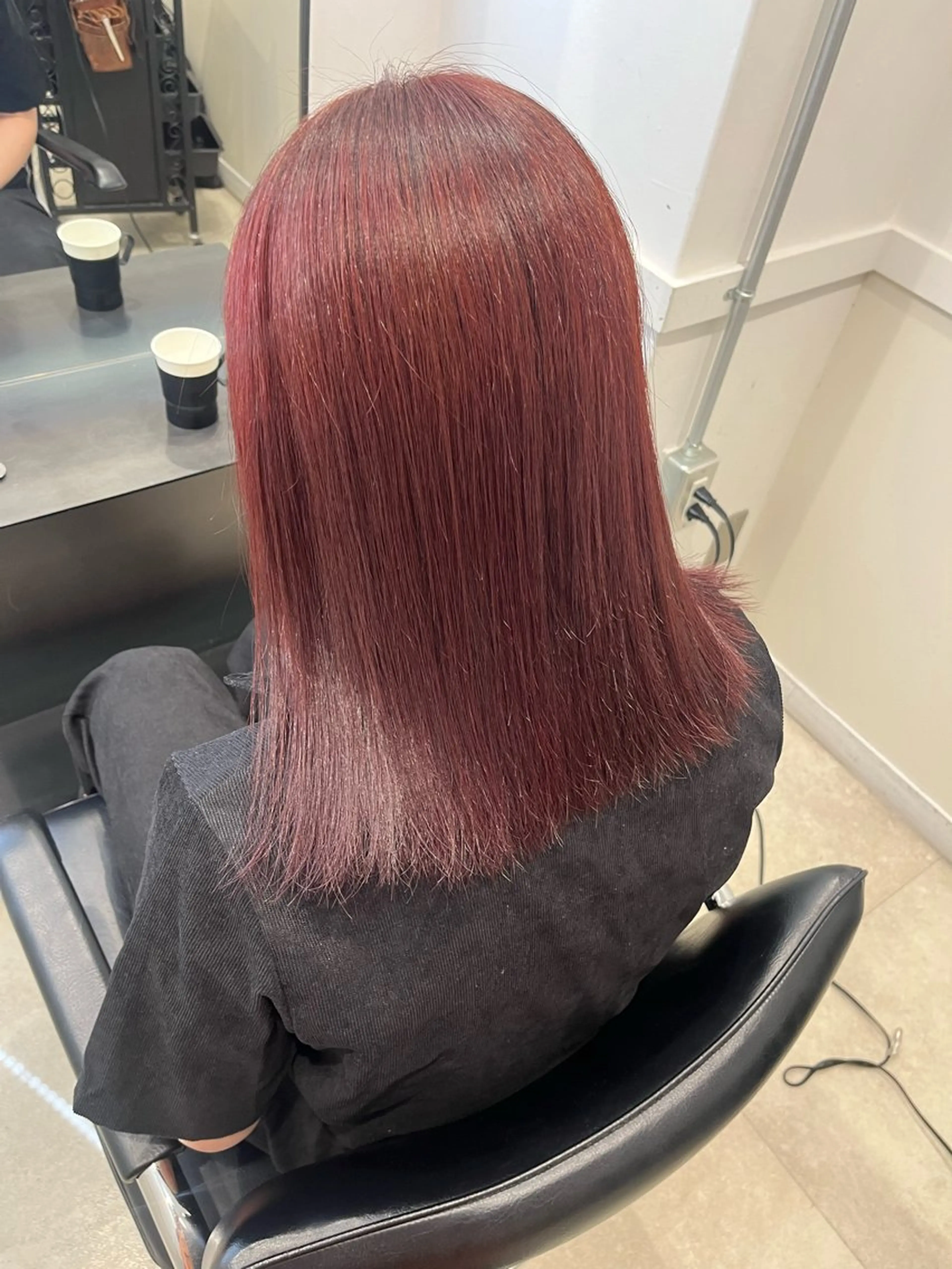 ミディアム カラー ヘアカラー トリートメント Go Today シェアサロン 横浜店所属・【ただの天才 🎨】のヘアスタイル