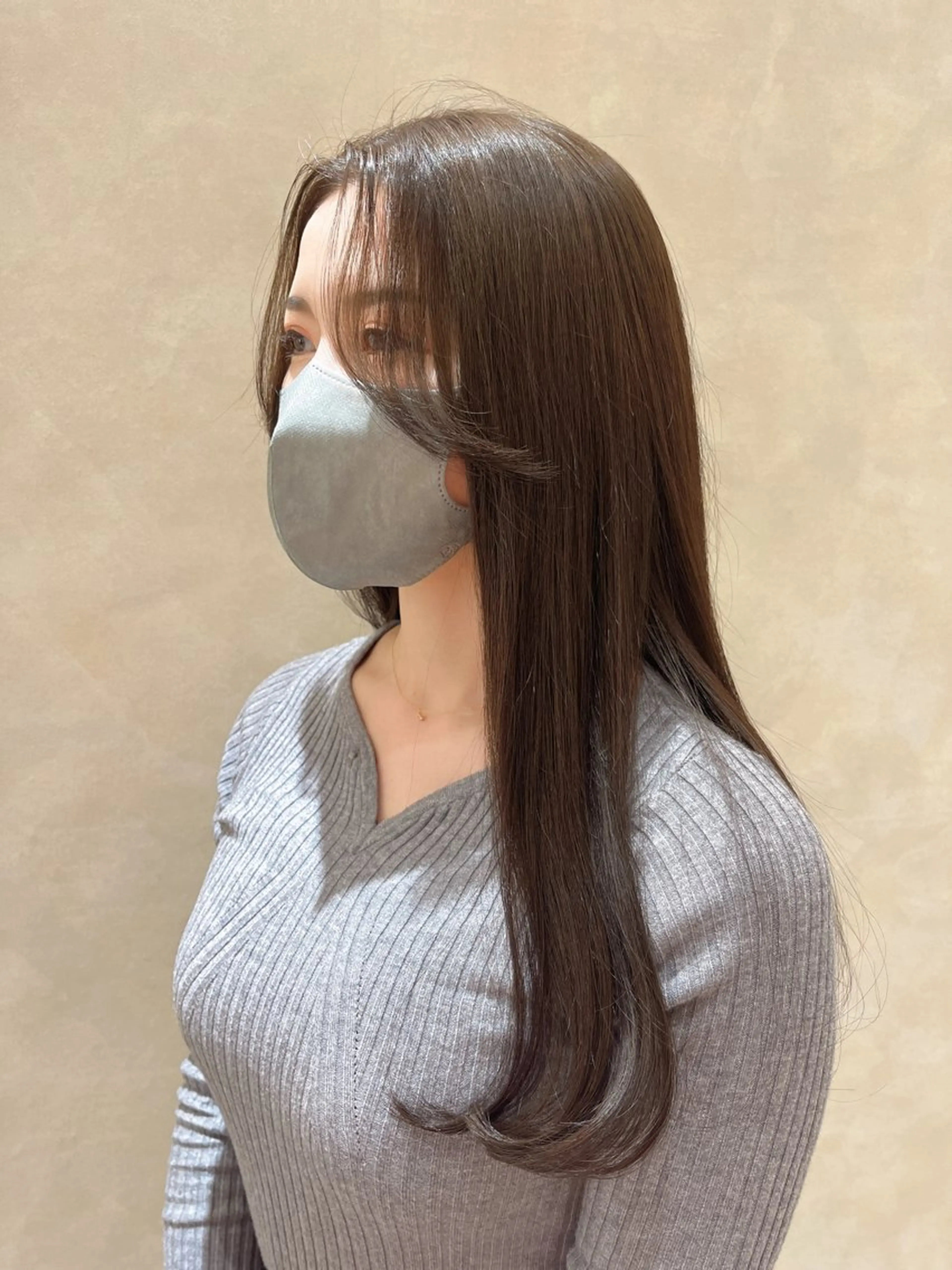 ロング カット ヘアカラー トリートメント nao🎀zina 透明感/艶髪のヘアスタイル