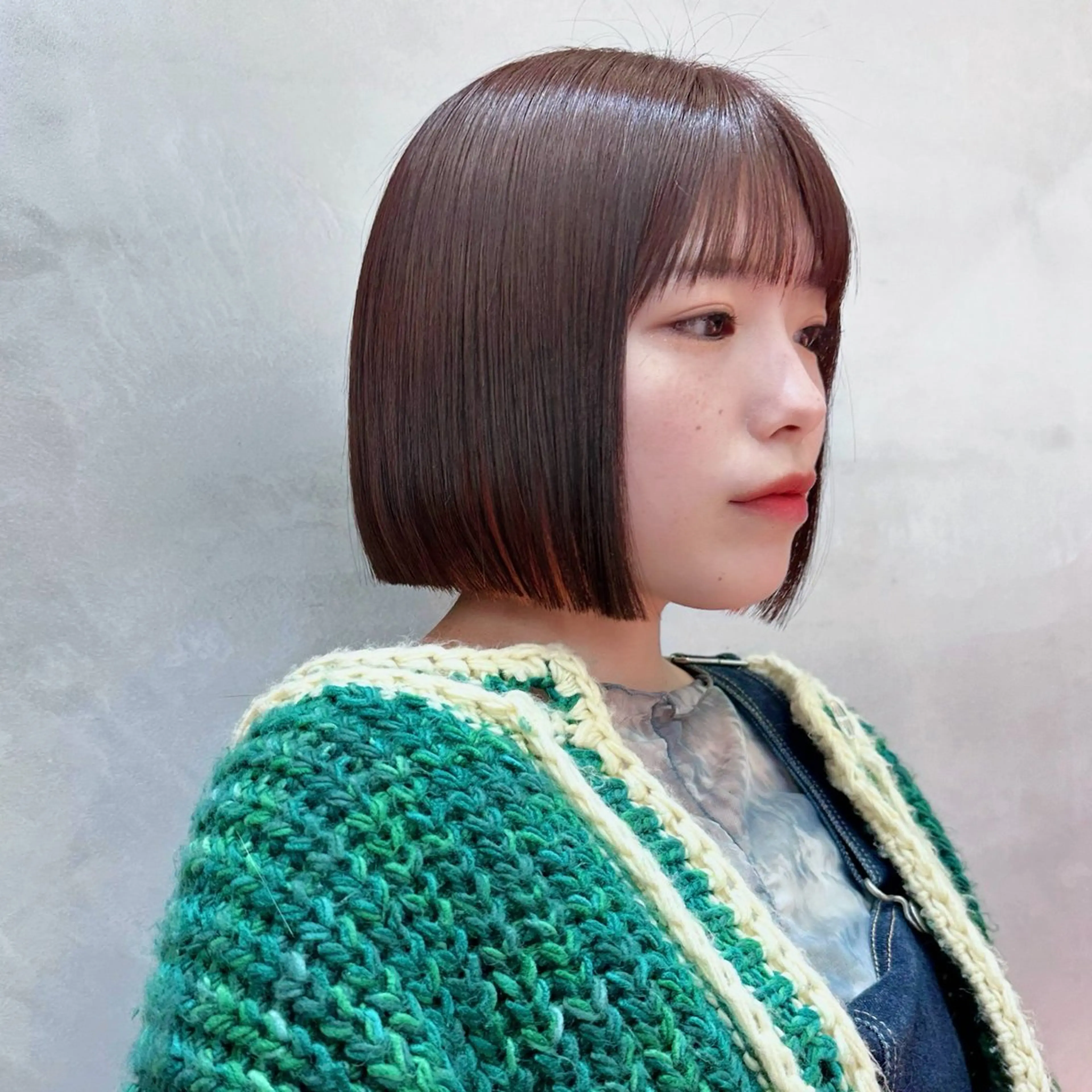 ショート Misaki /ボブ/縮毛矯正のヘアスタイル