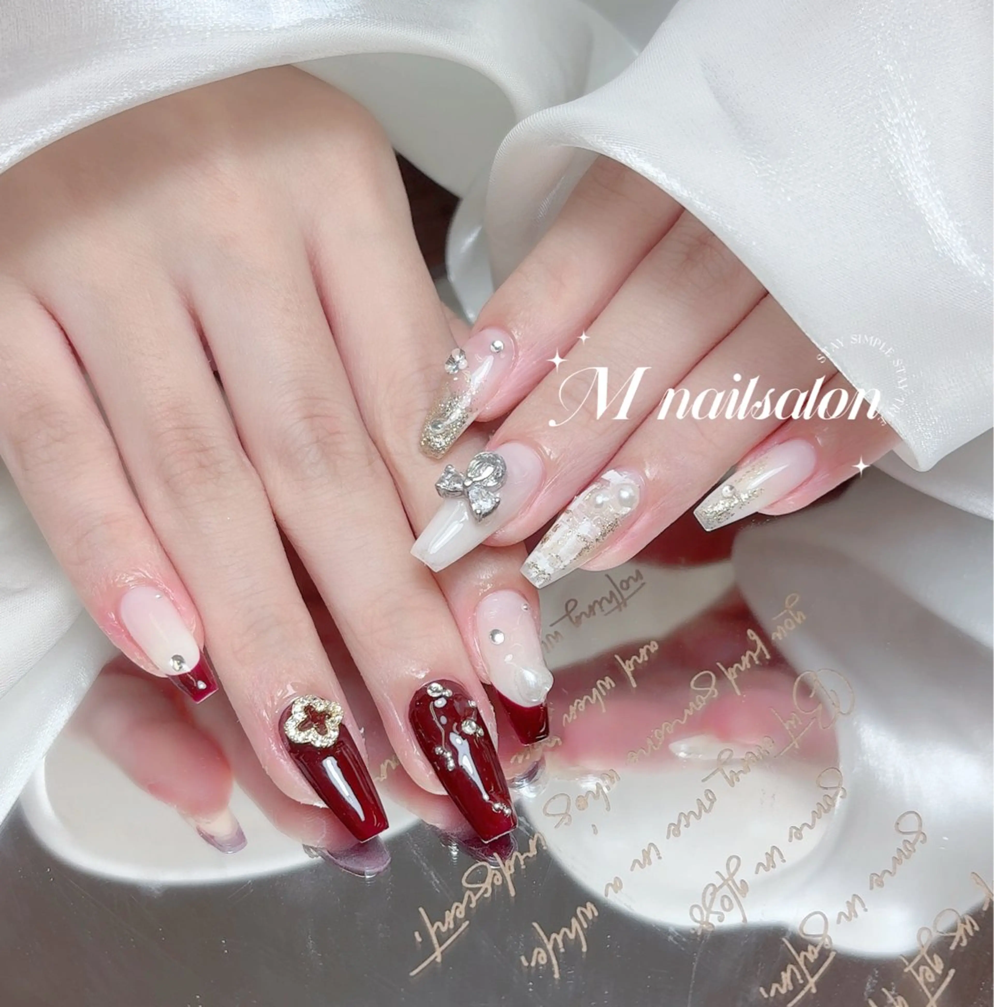 ネイル ハンドネイル 🎀M nails✨ ビューティーのネイルデザイン