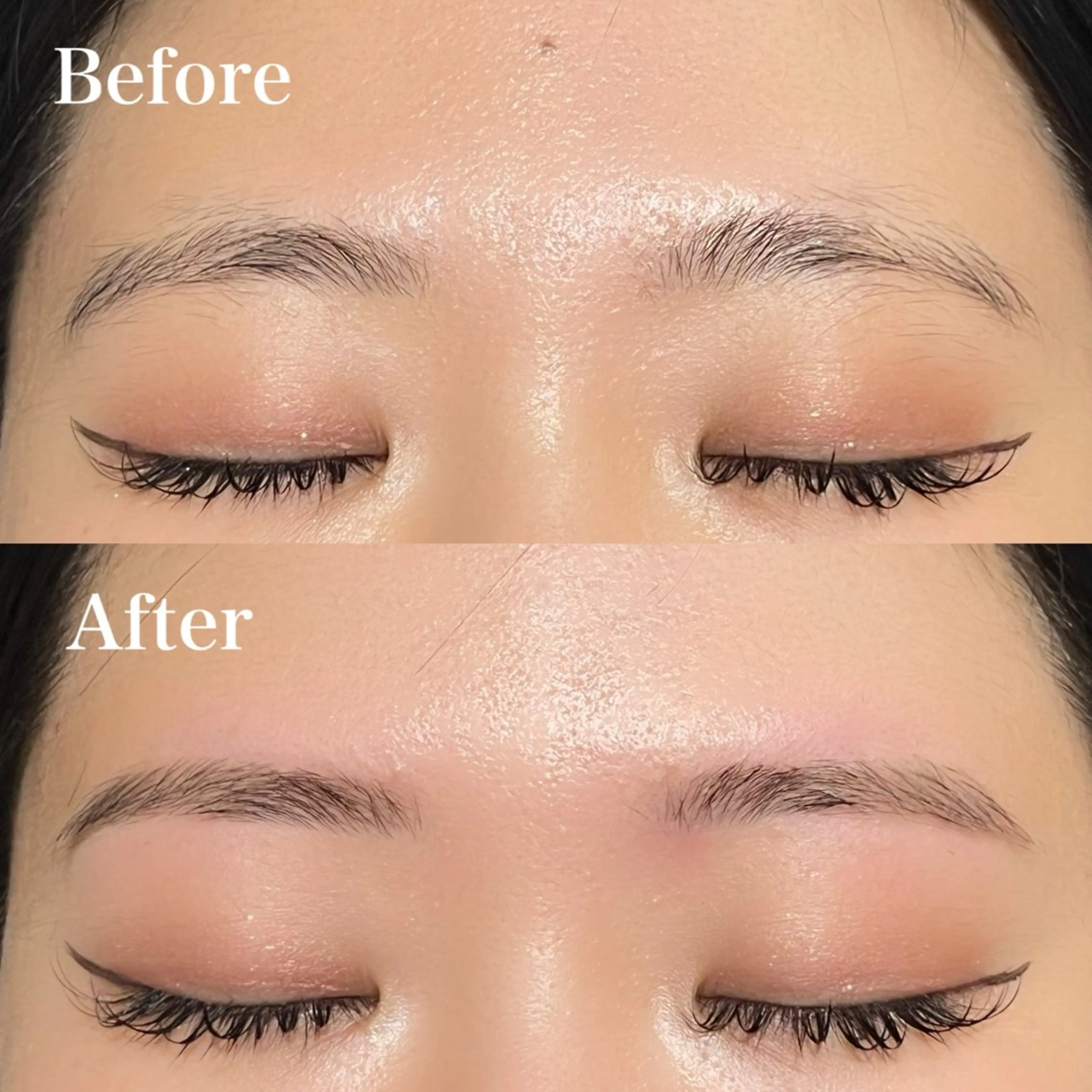 アイブロウ アイブロウ&マツパ カラーモデルまなみのマツエク・マツパデザイン