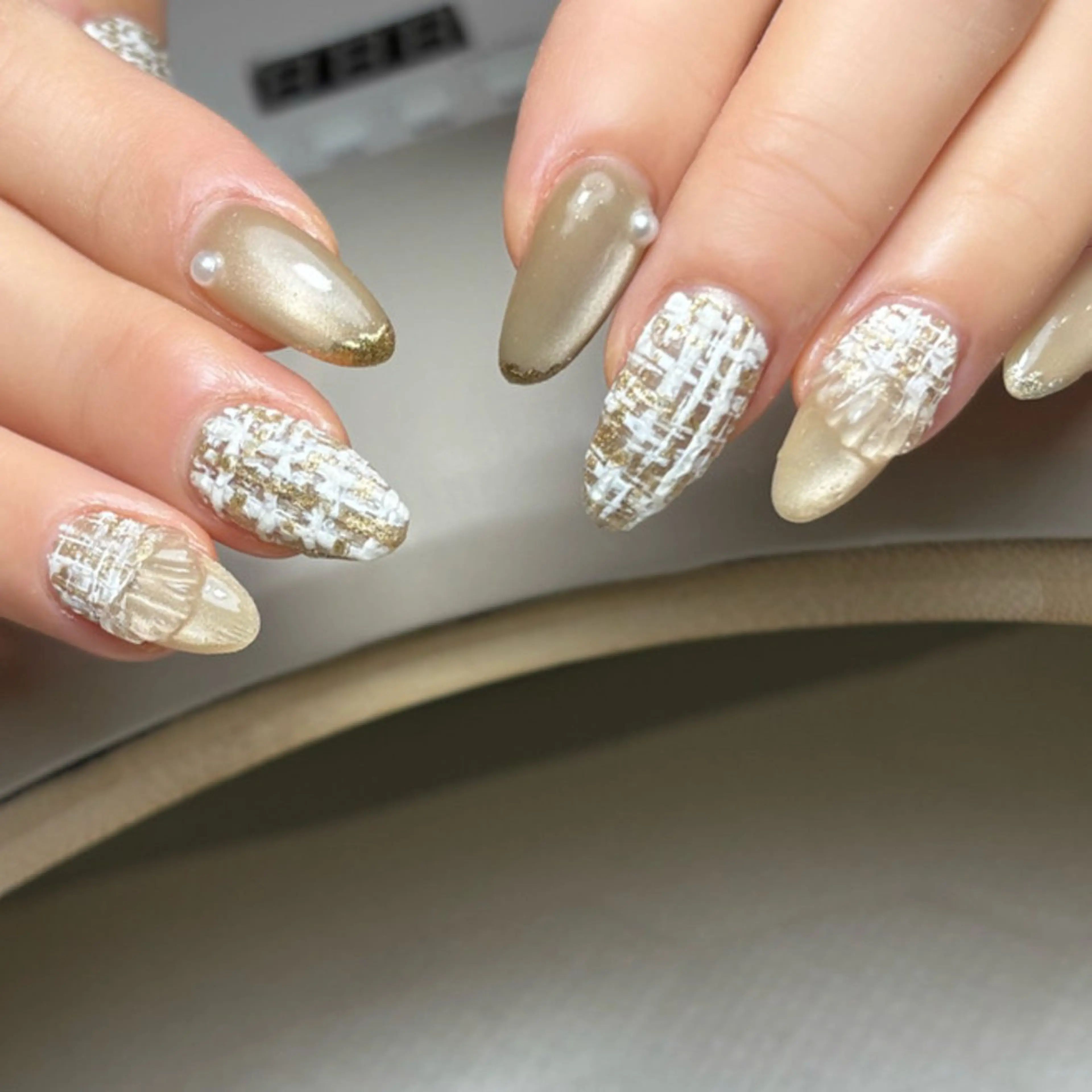 ネイル ハンドネイル r'e blanc wakaのネイルデザイン