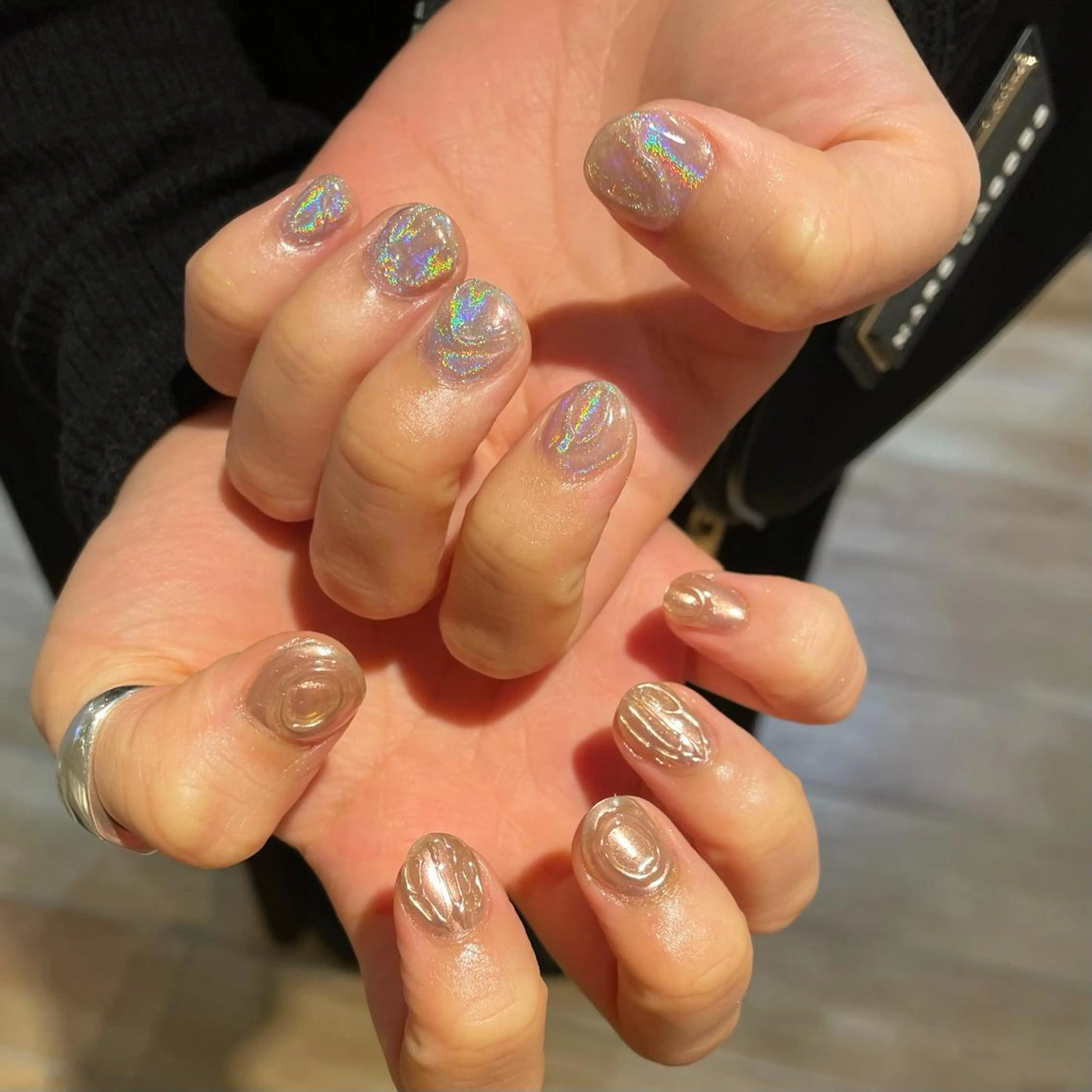 ネイル ハンドネイル 新井 ひなののネイルデザイン