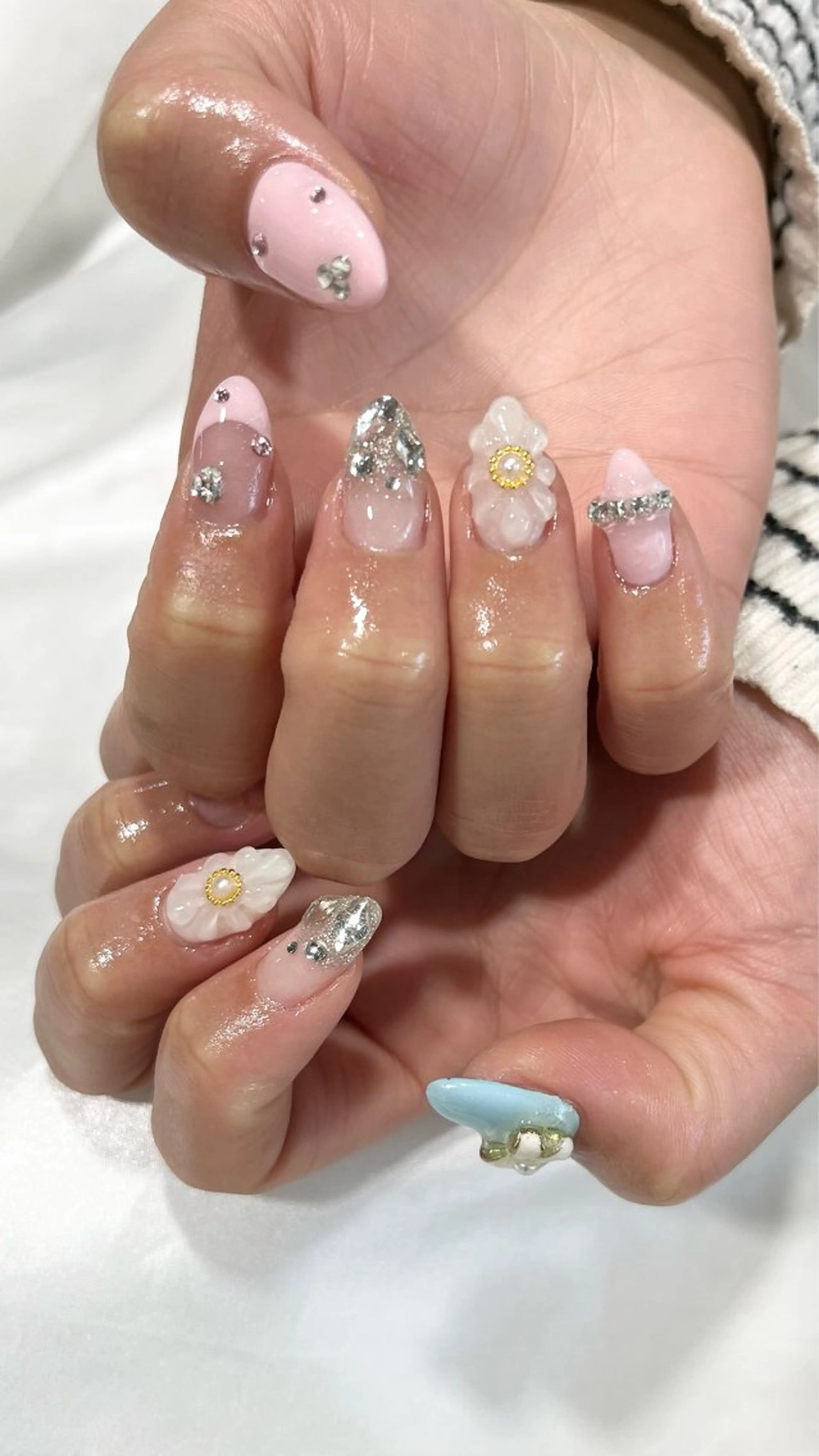 ネイル アートネイル フラワーネイル ぷっくりネイル ハンドネイル フットネイル nailsister ただのネイルデザイン