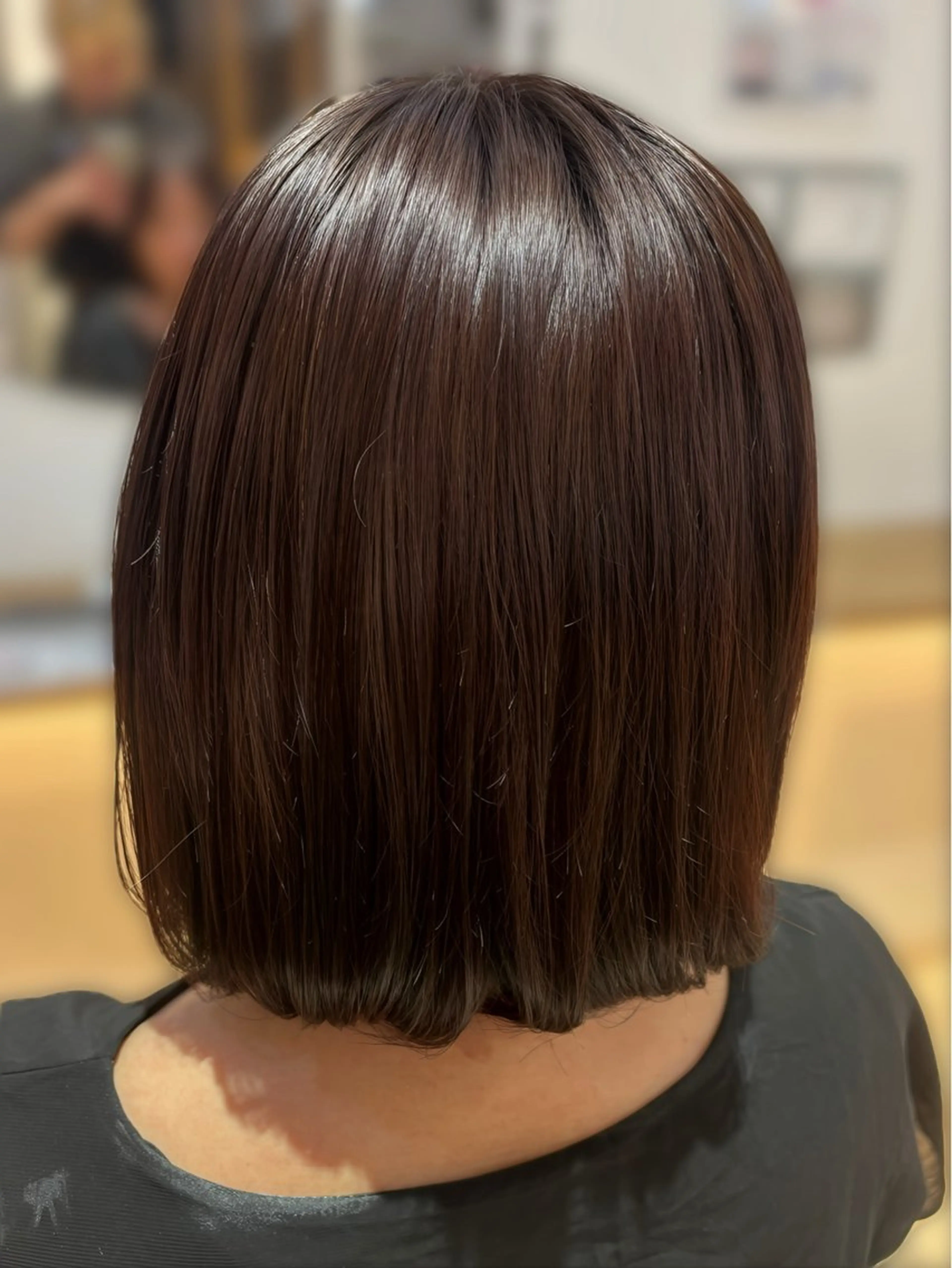 ショート カラー レッドカラー ヘアカラー みらい🖤ブリーチ 縮毛矯正モデル募集のヘアスタイル