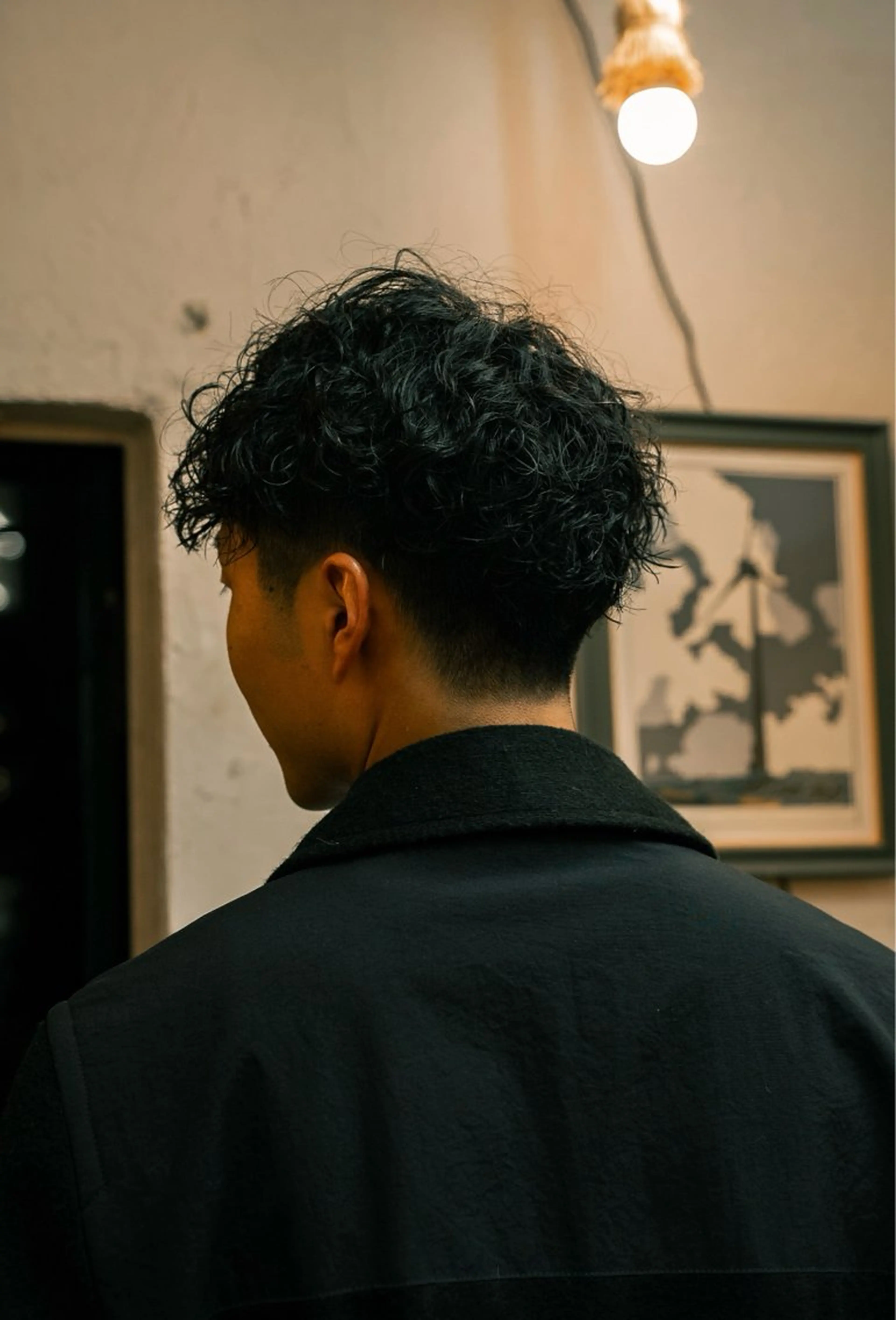 ショート カラー パーマ メンズ カット パーマ 🔗メンズサロン🔗 Kieのヘアスタイル