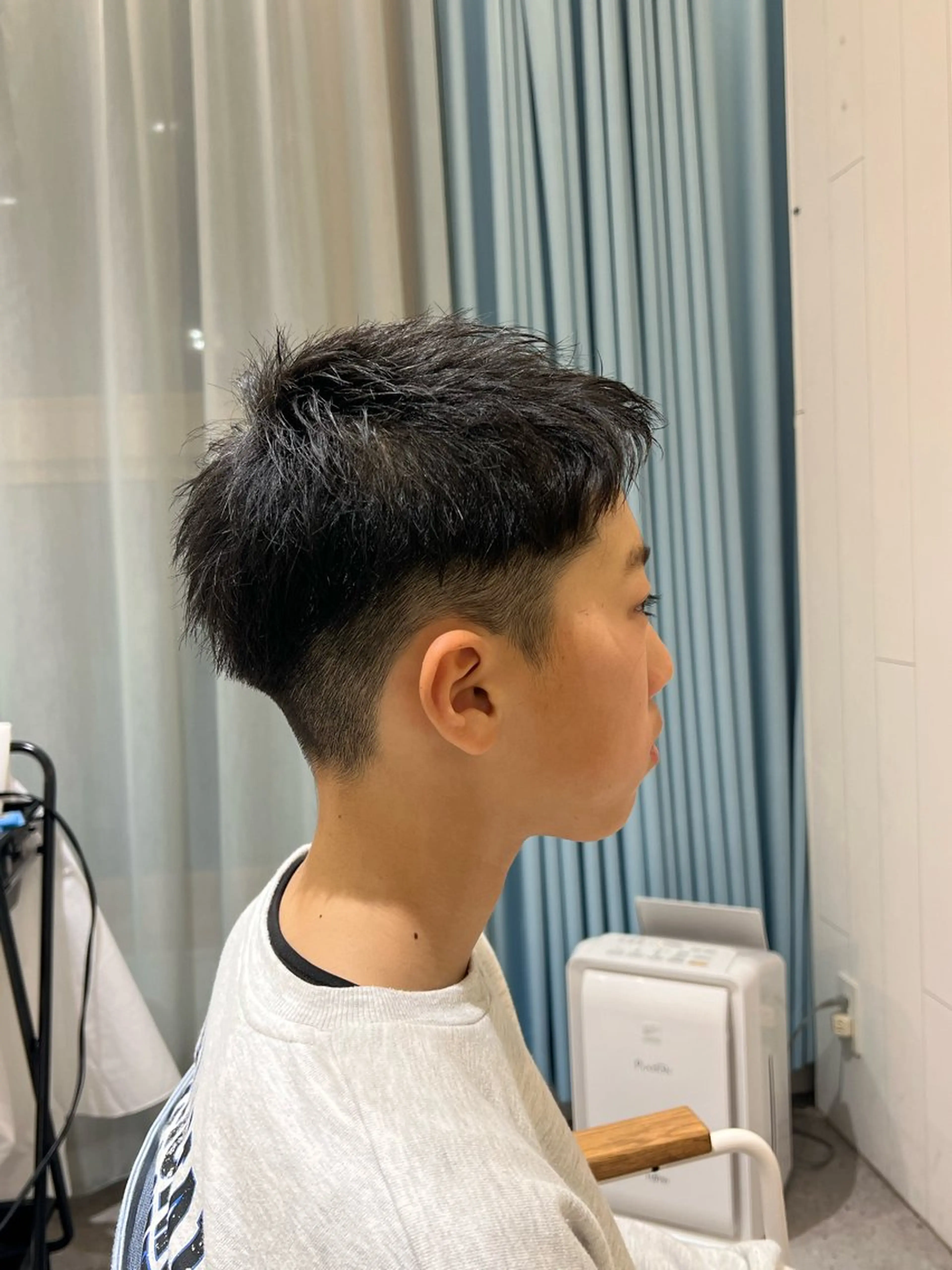 ショート メンズ メンズショート ショートヘア calm by Re:berta所属・サラツヤ美髪矯正✨️ 平木亜美‪のヘアスタイル