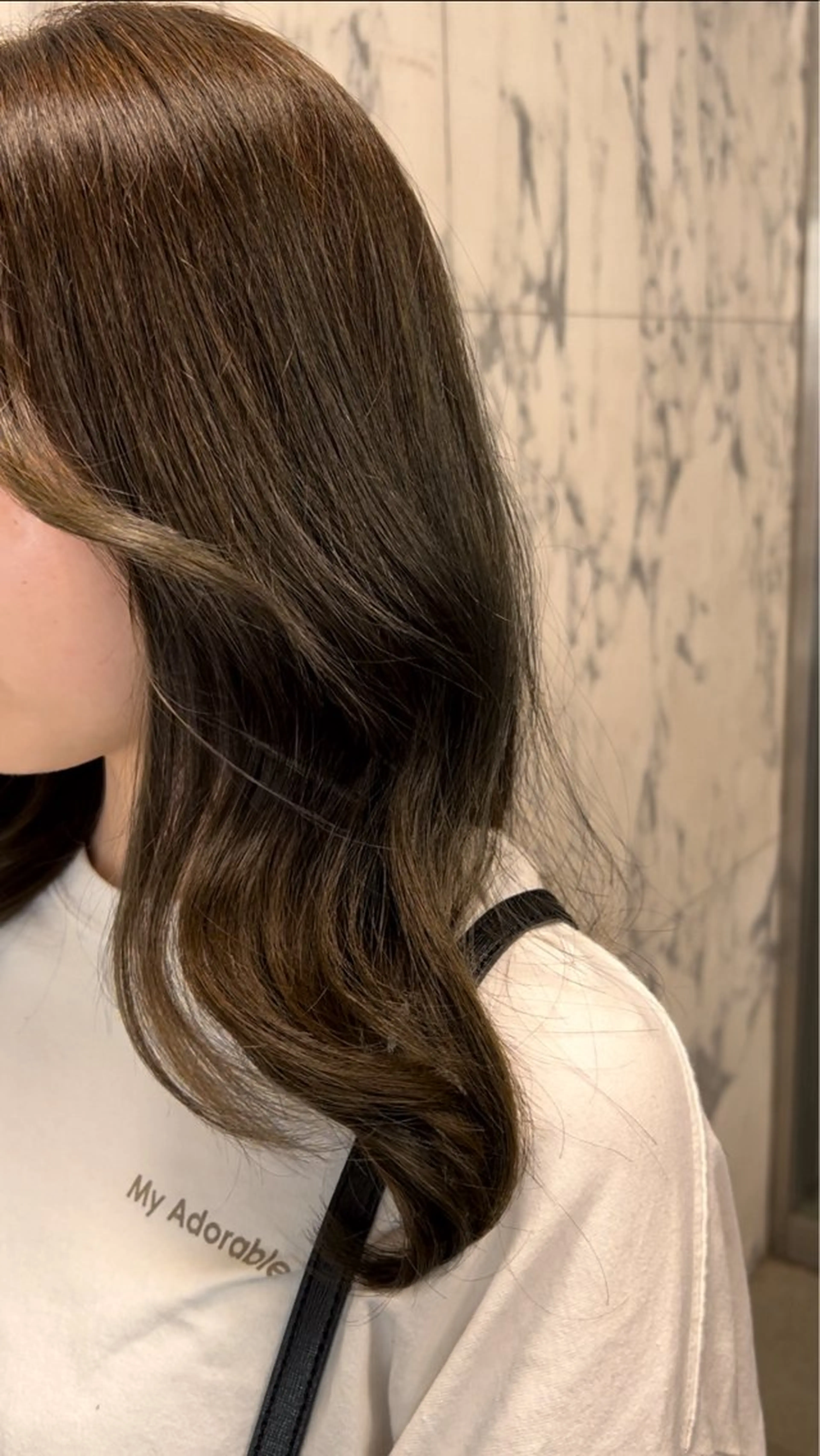 セミロング くびれヘア レイヤーカット 川崎レイヤーカット /江口真正のヘアスタイル