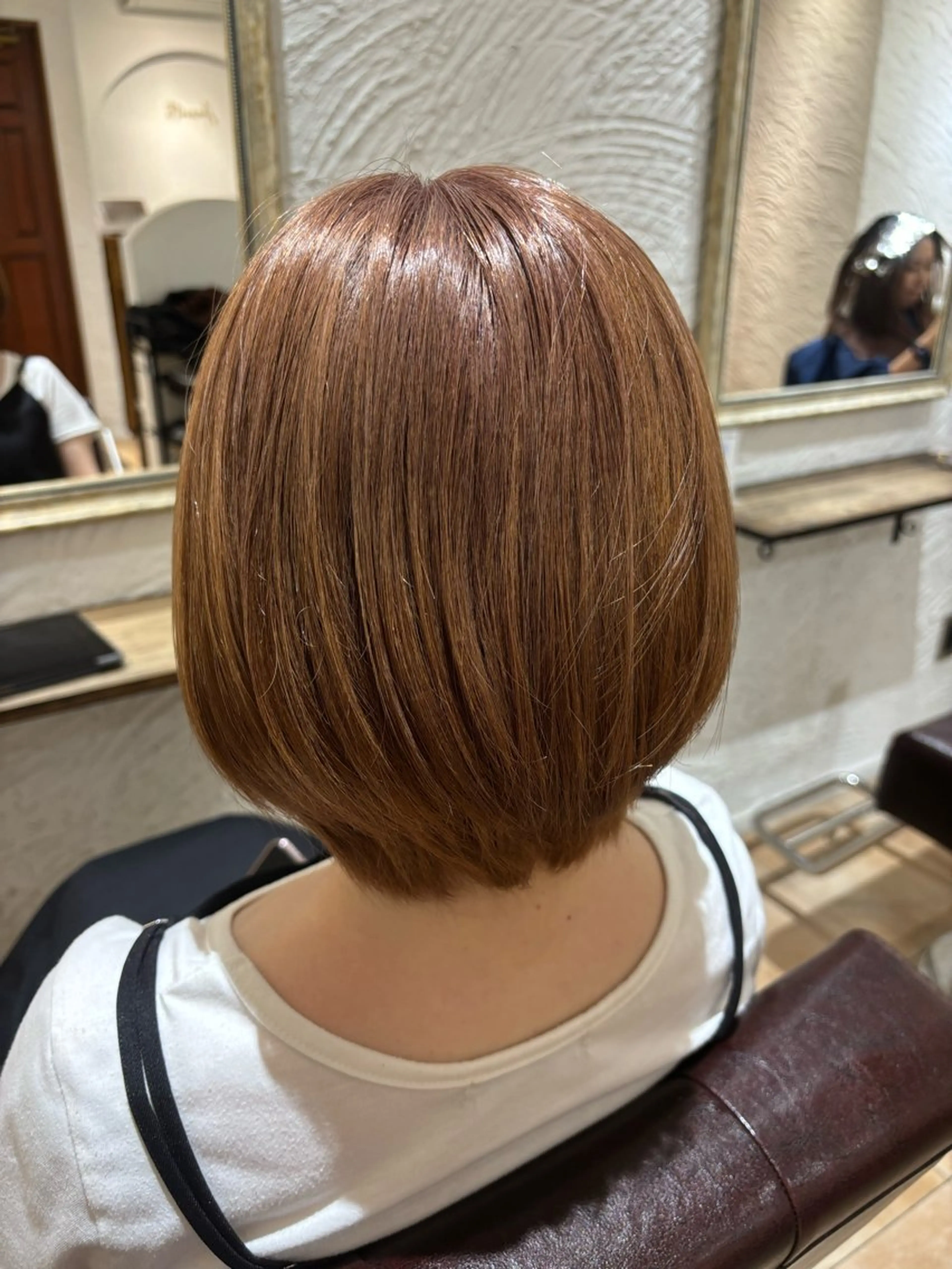 ミディアム カラー ベージュカラー ダブルカラー ミルクティーベージュ ヘアカラー 🌈透明感カラー🌈 🌟吉田祐介🌟のヘアスタイル