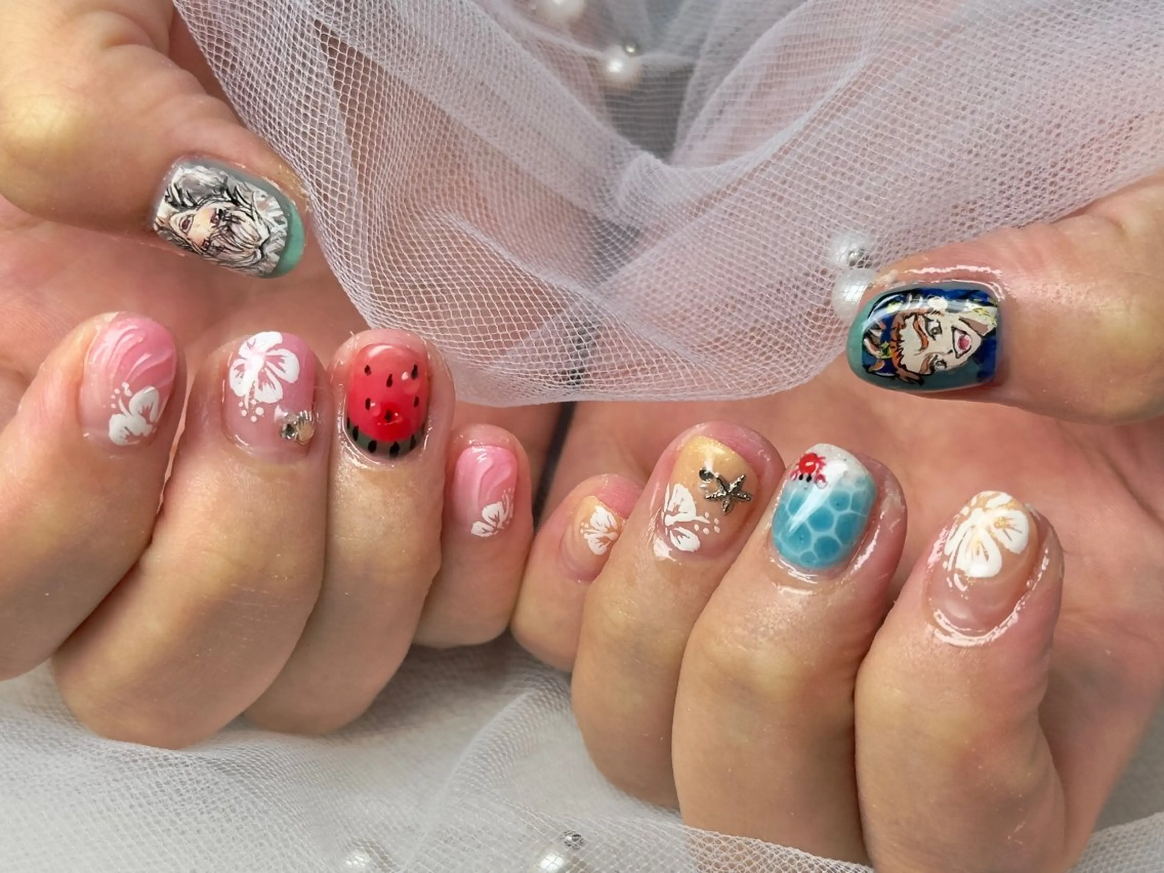 ネイル ハンドネイル Queennail 北堀江AYAのネイルデザイン