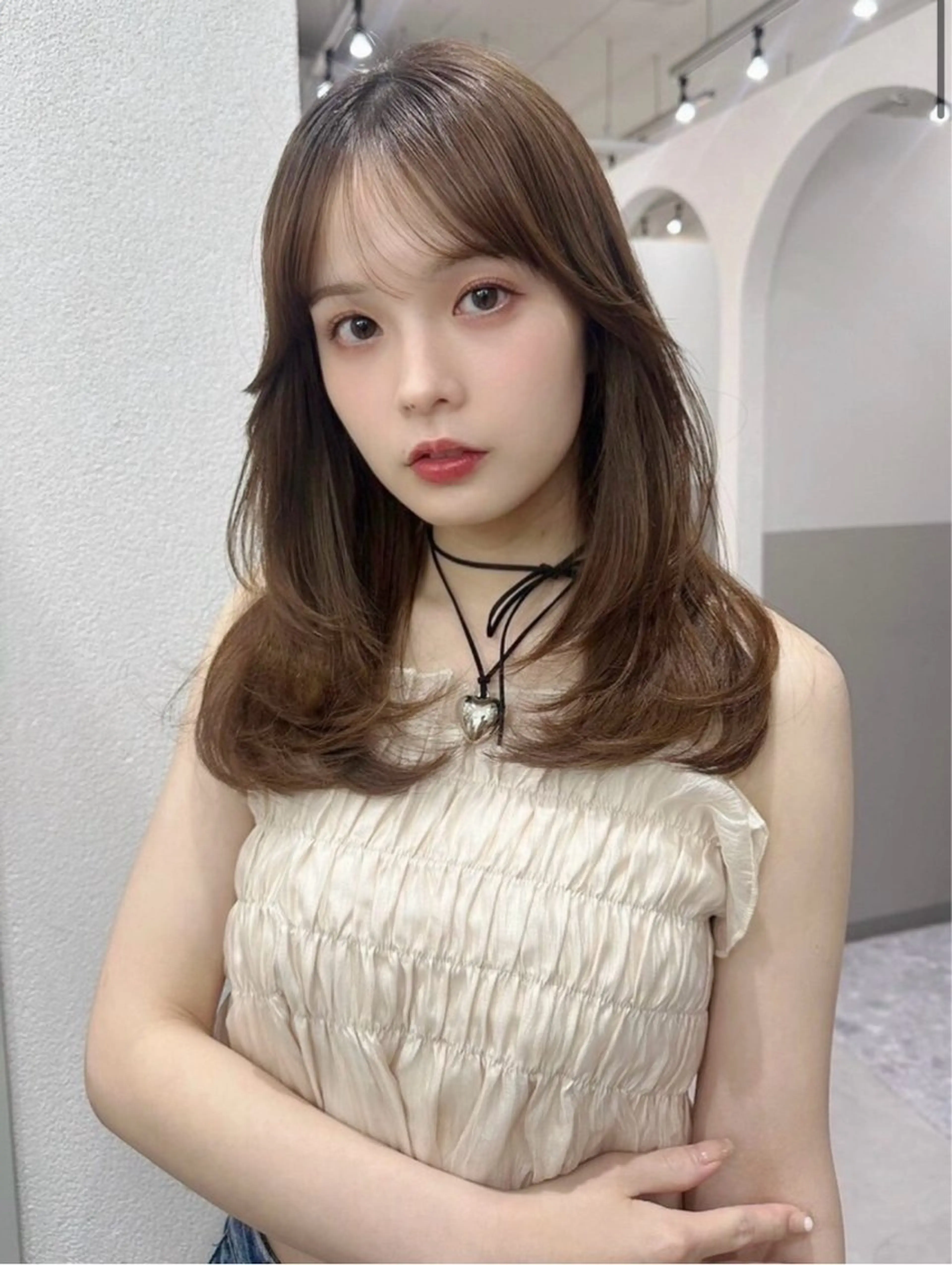 似合わせカット💇‍♀️＋髪質改善カラー✨🕊️＋超音波クイックトリートメント✨の写真