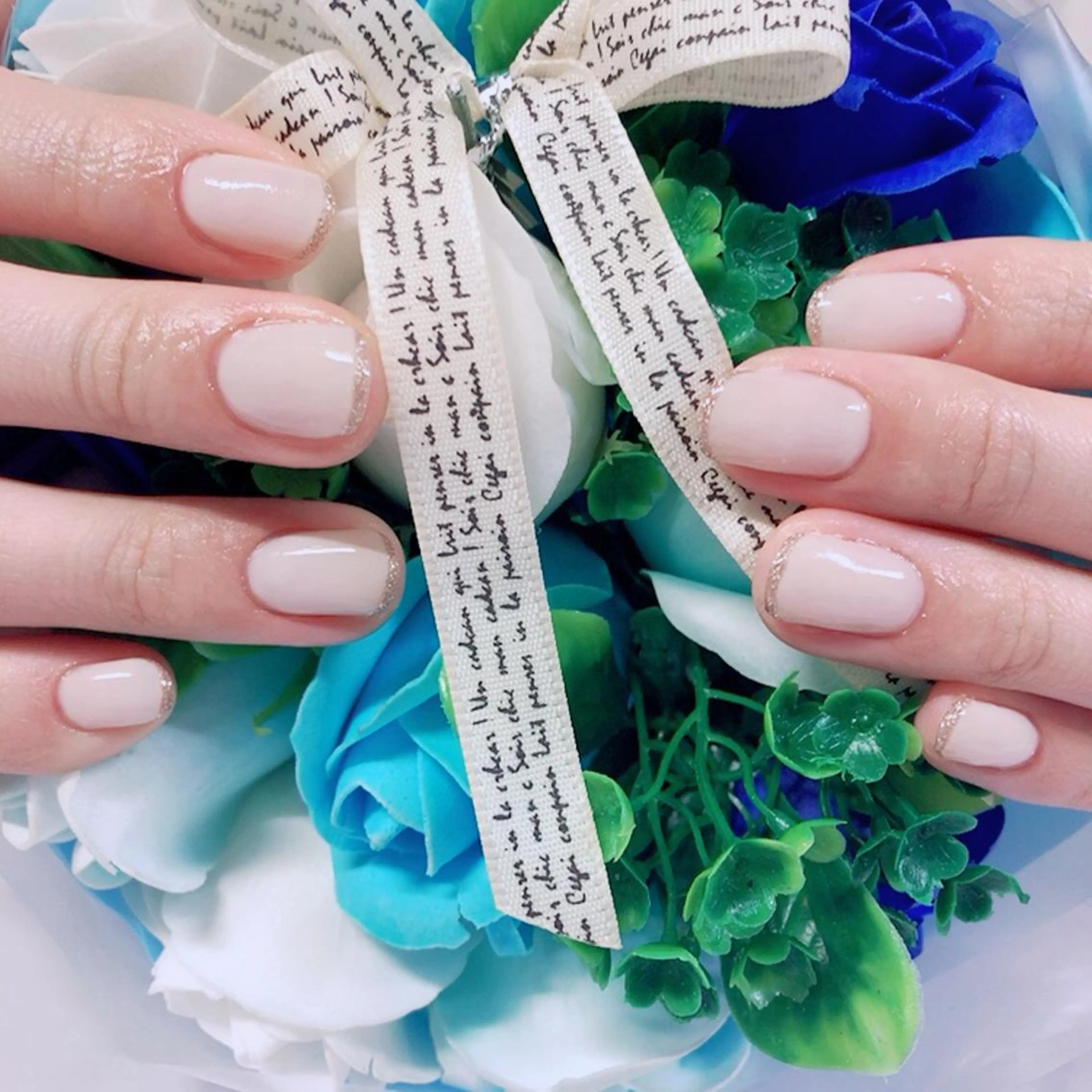 ネイル ラメ(グリッター) ワンカラーネイル 奥園 良恵のネイルデザイン