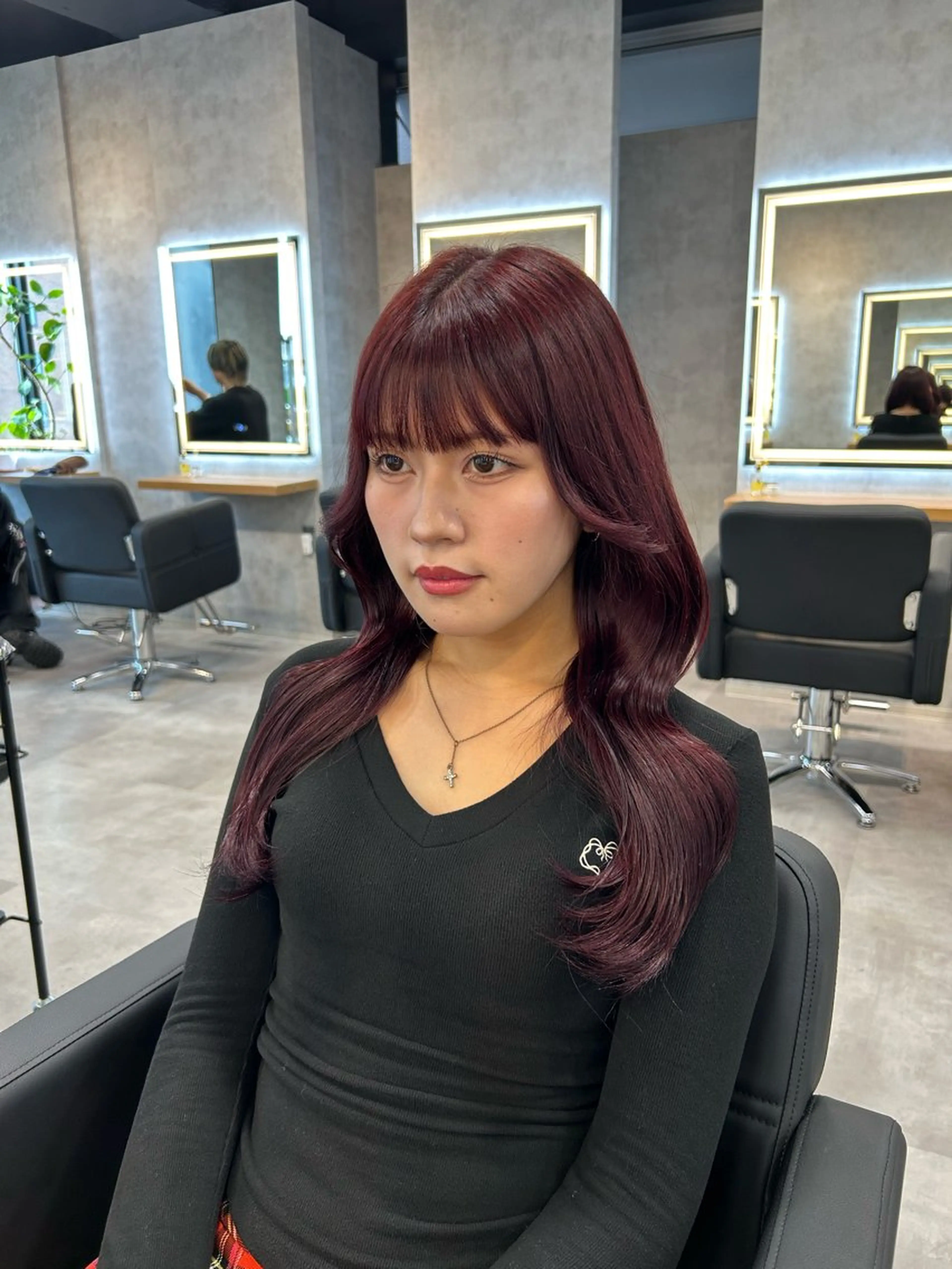 セミロング カラー ヘアカラー トリートメント ブリーチなしの達人 🌈KAITOのヘアスタイル