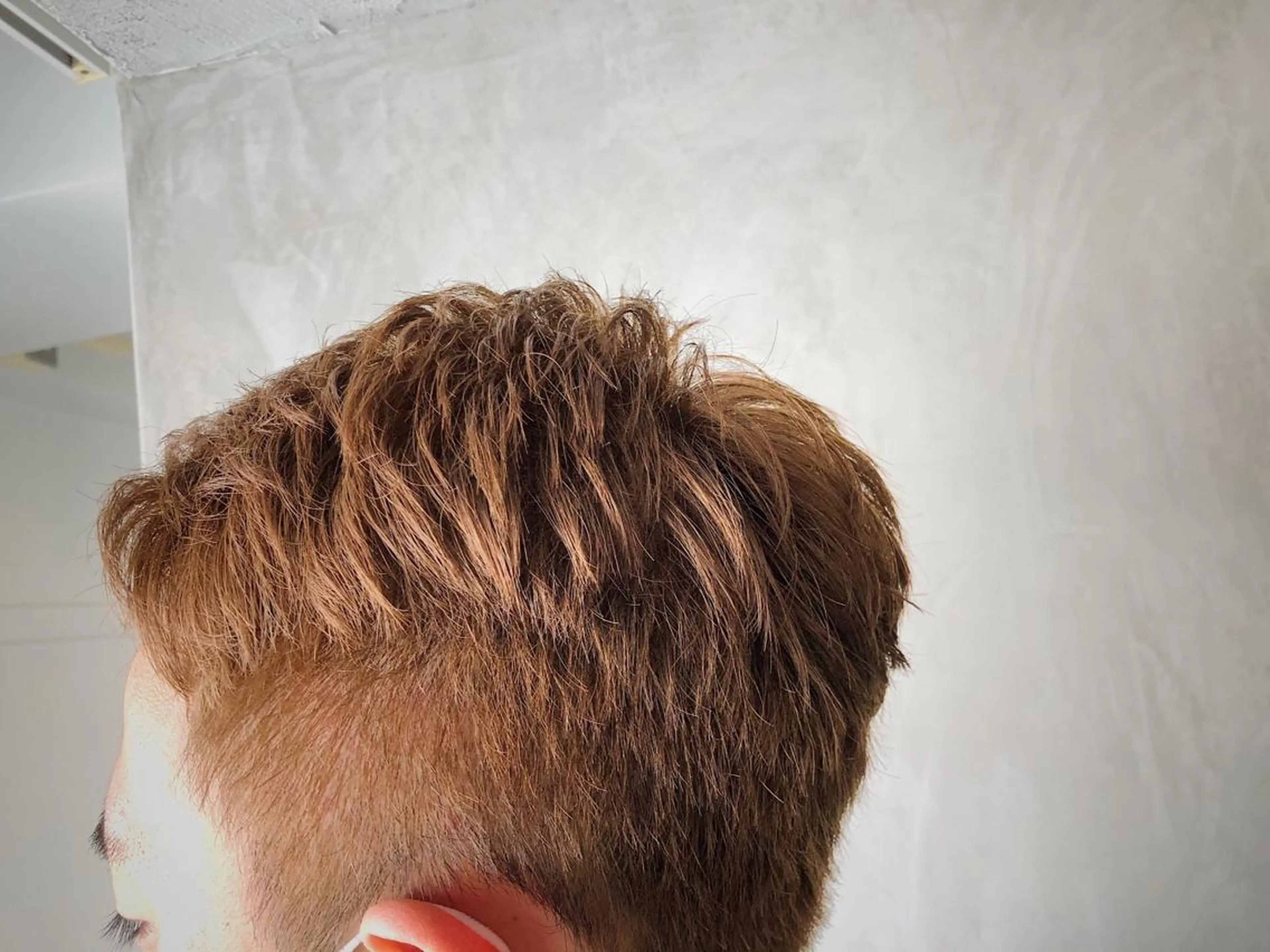 ショート カラー メンズ レイヤー/ウルフ/ ハッシュカット/そらのヘアスタイル