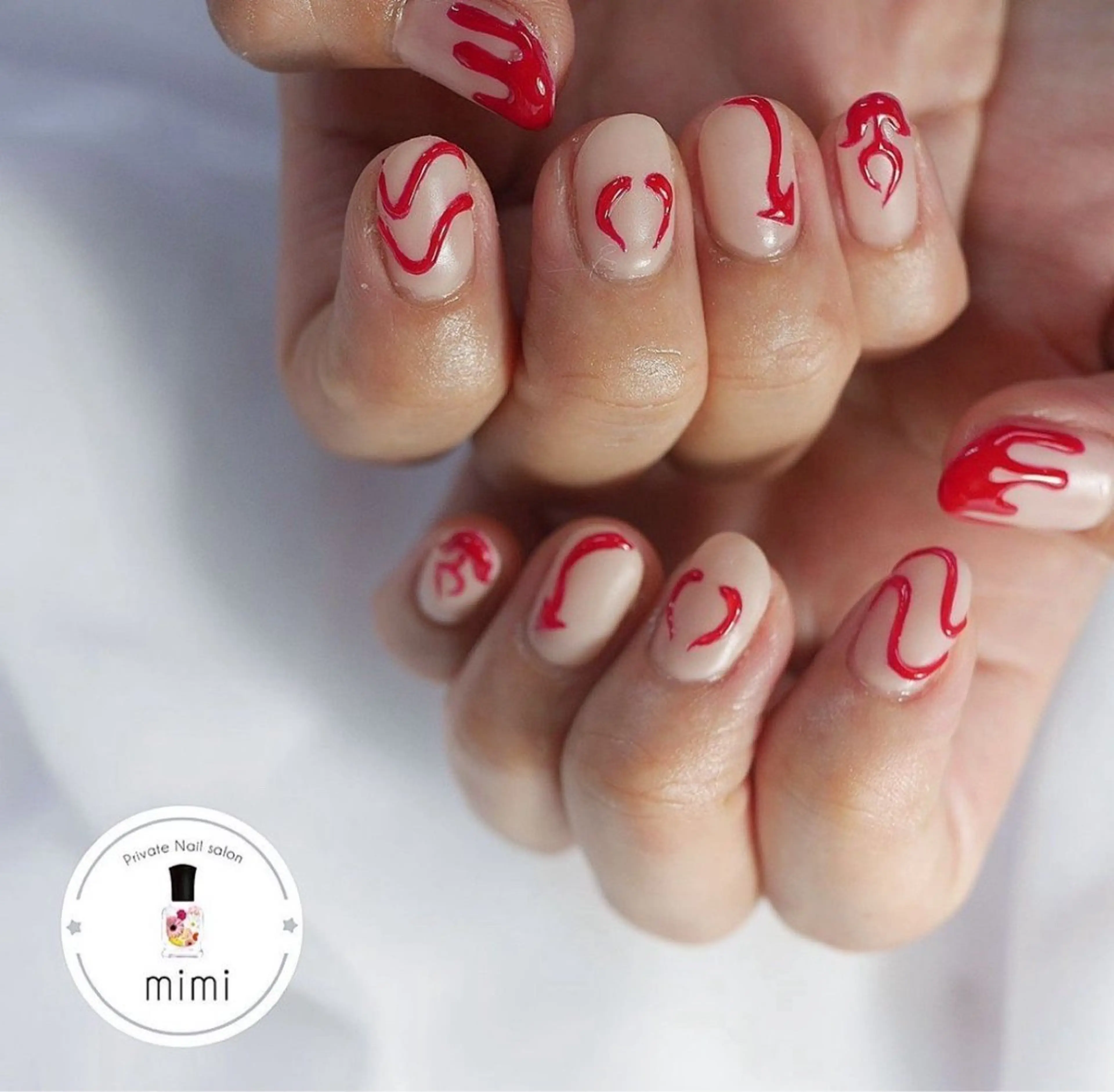 ネイル mimi 高石桃朱のネイルデザイン