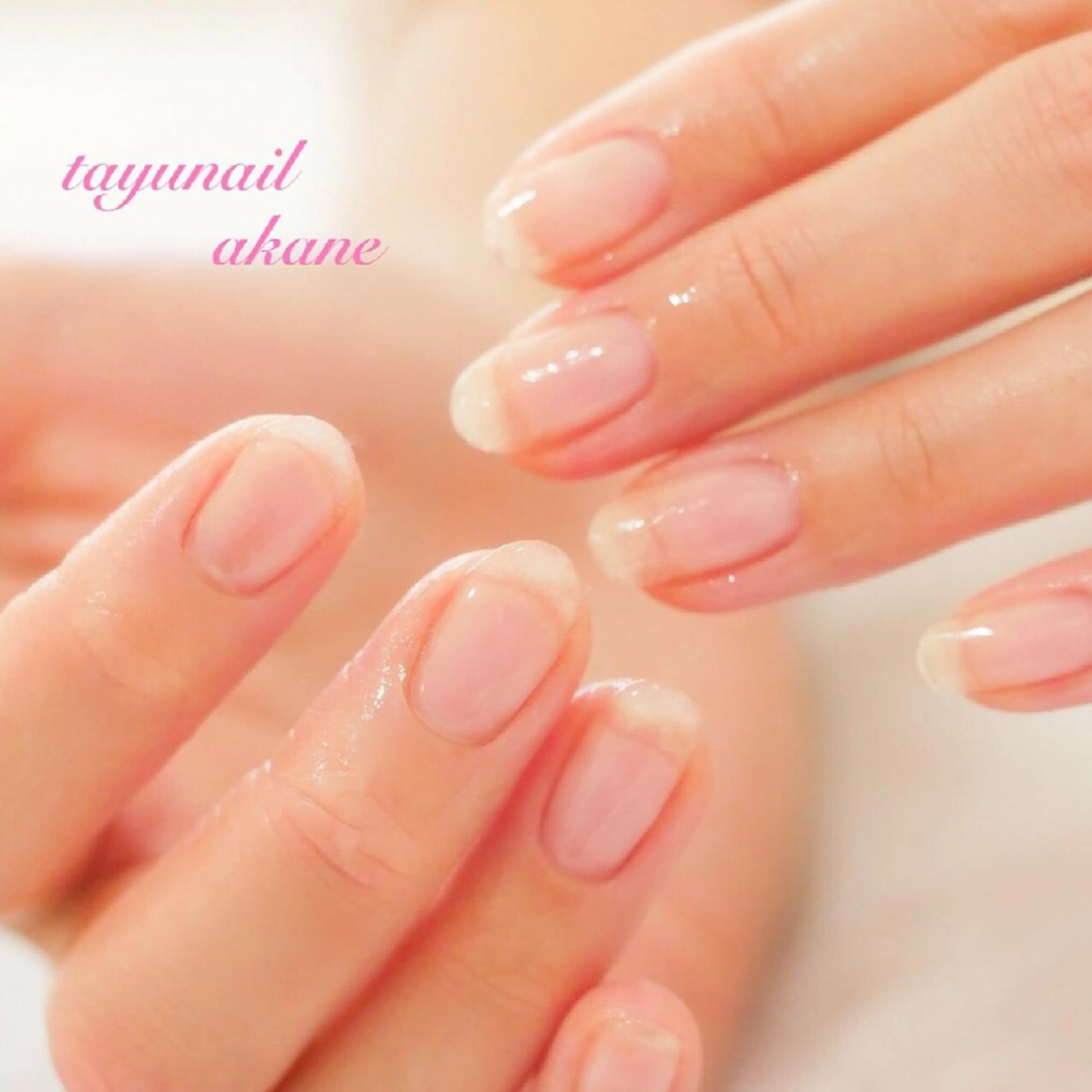 ネイル ブルー クリアネイル ジェルネイル パラジェル 冬ネイル ネイルサロン・ネイルスクール　たゆnail所属・ネイルサロン 【たゆnail】のネイルデザイン