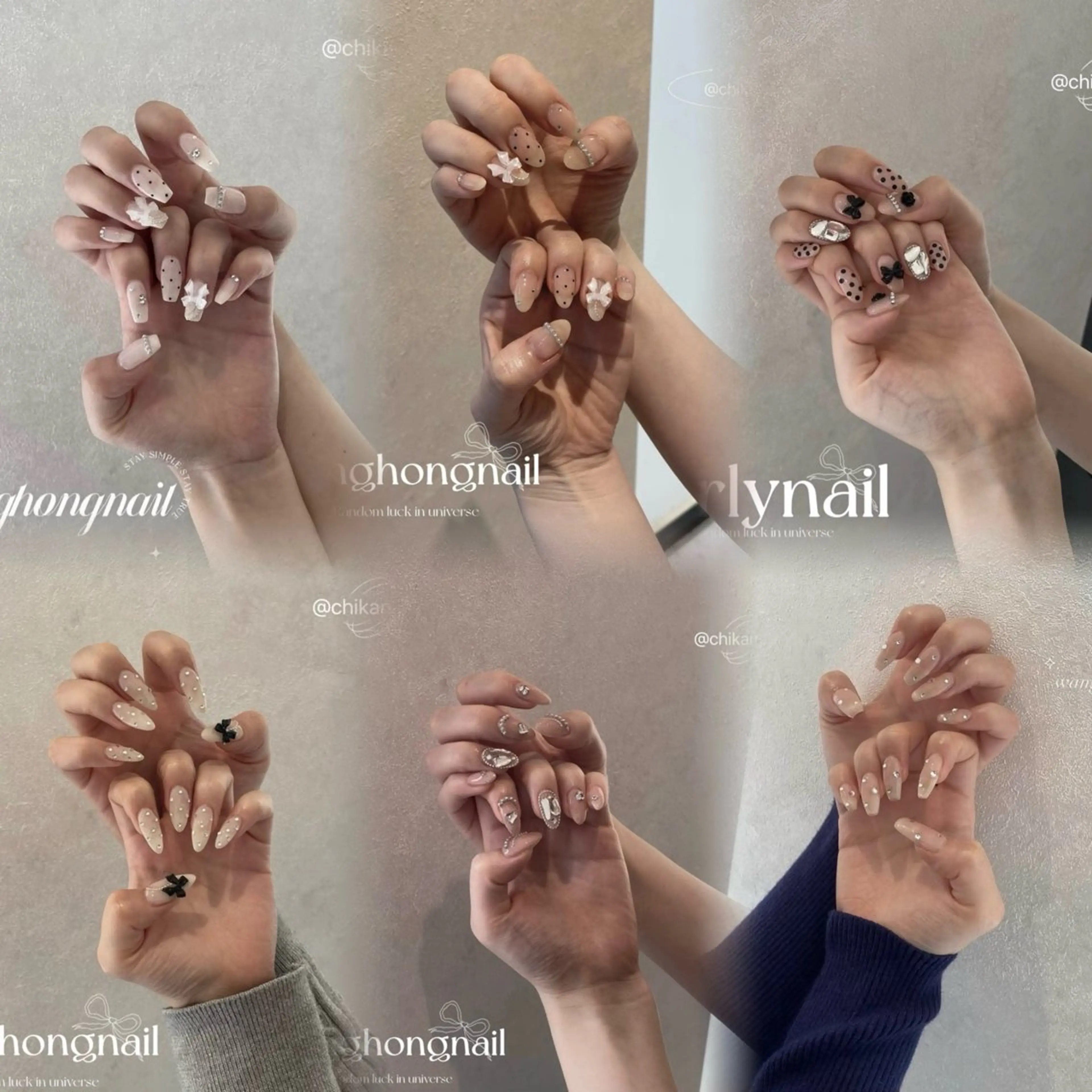 ハンドフットで今だけお得に！オフ×ハンドフットシンプルネイル⟡.·の写真