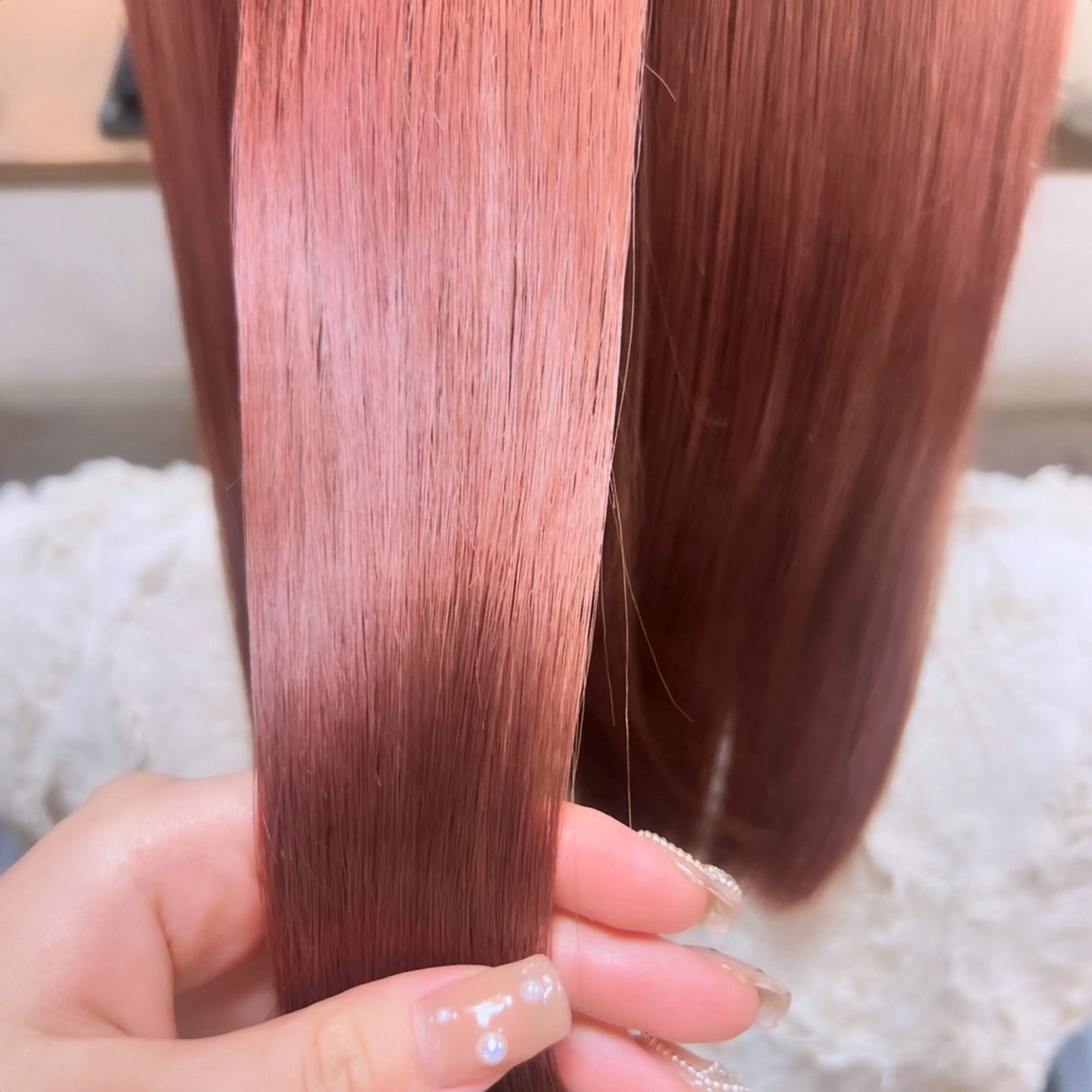 ミディアム トリートメント RIENS Xrea nanamiのヘアスタイル