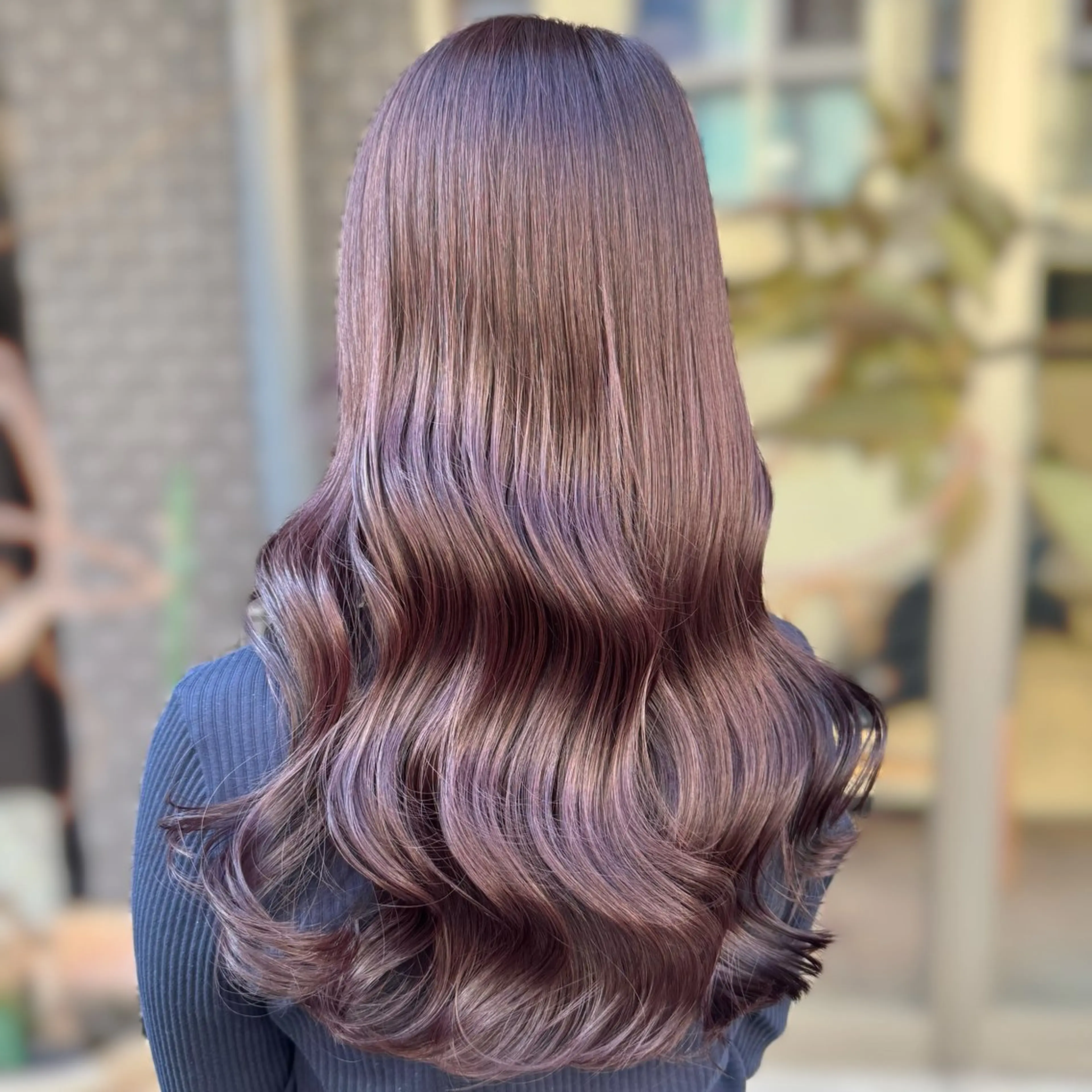 ロング カラー カット ヘアカラー トリートメント ブリーチなしカラー kana🐱のヘアスタイル