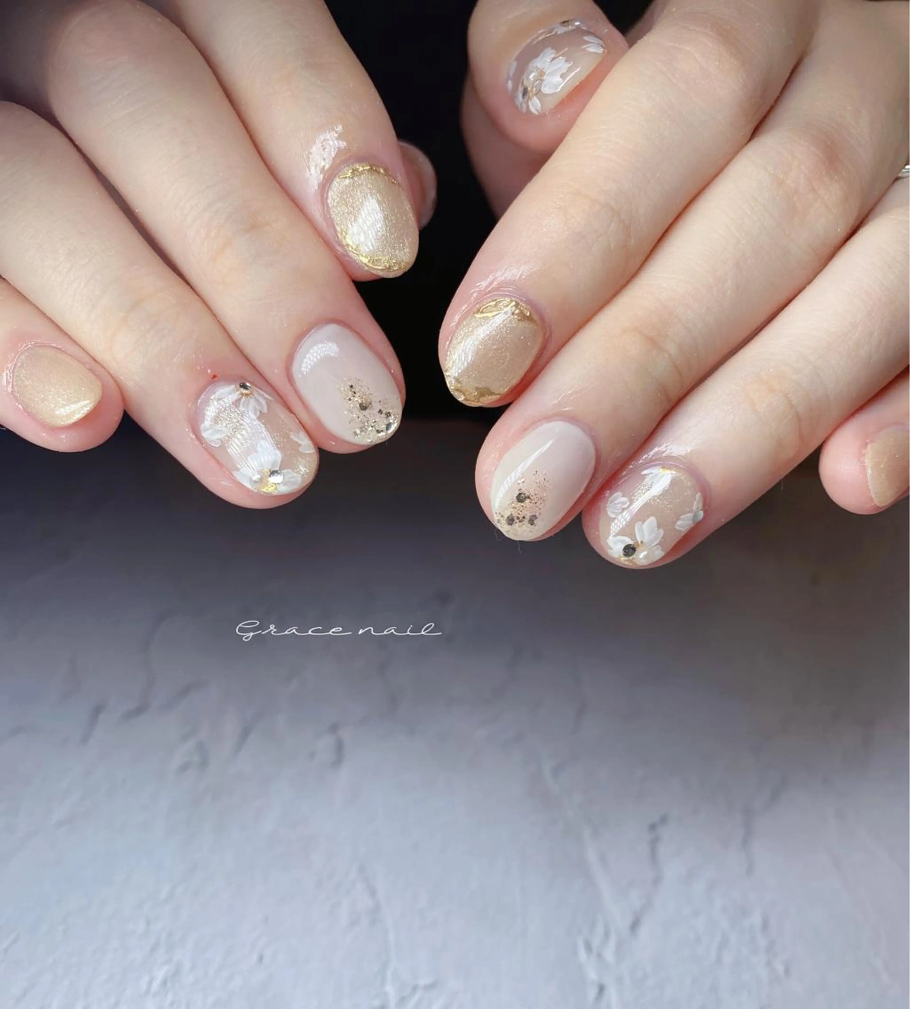 ネイル ハンドネイル ☆*｡Grace Nail｡*☆のネイルデザイン