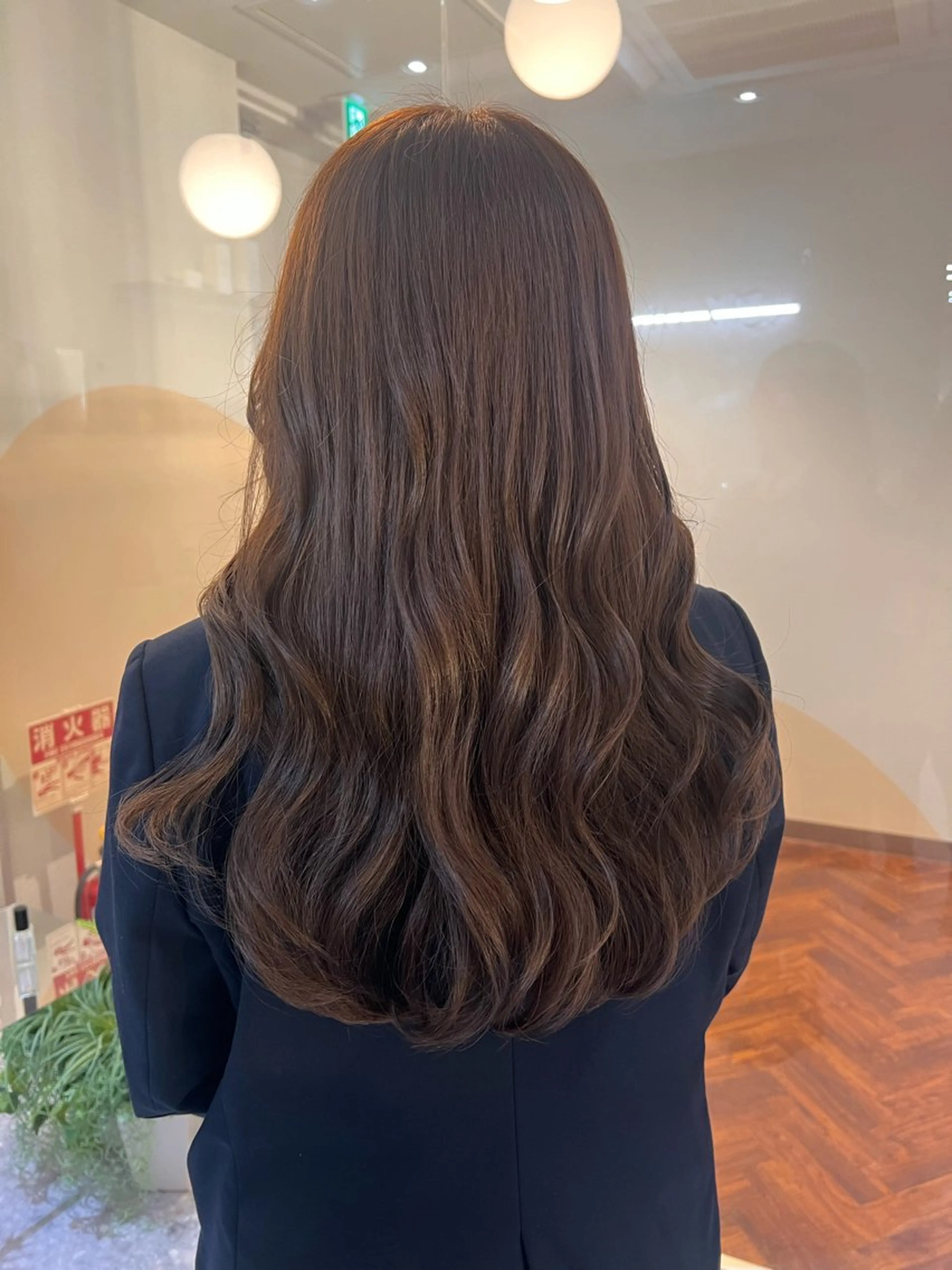 ロング カラー ベージュカラー オリーブベージュ カット ヘアカラー トリートメント KANA🌿透明感/ レイヤーcut🌿のヘアスタイル