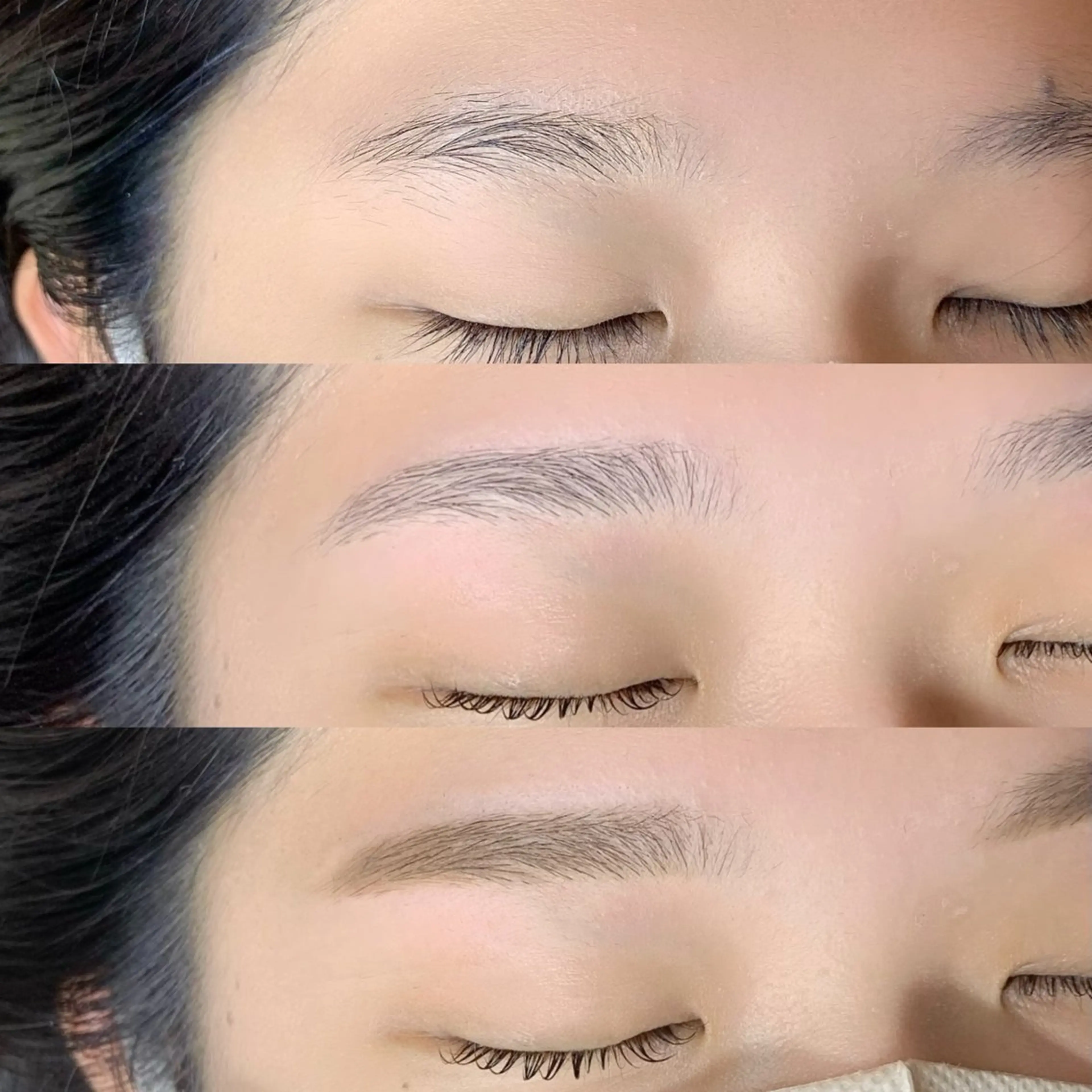 アイブロウ ワックス脱毛 眉カット eyelist maiのマツエク・マツパデザイン