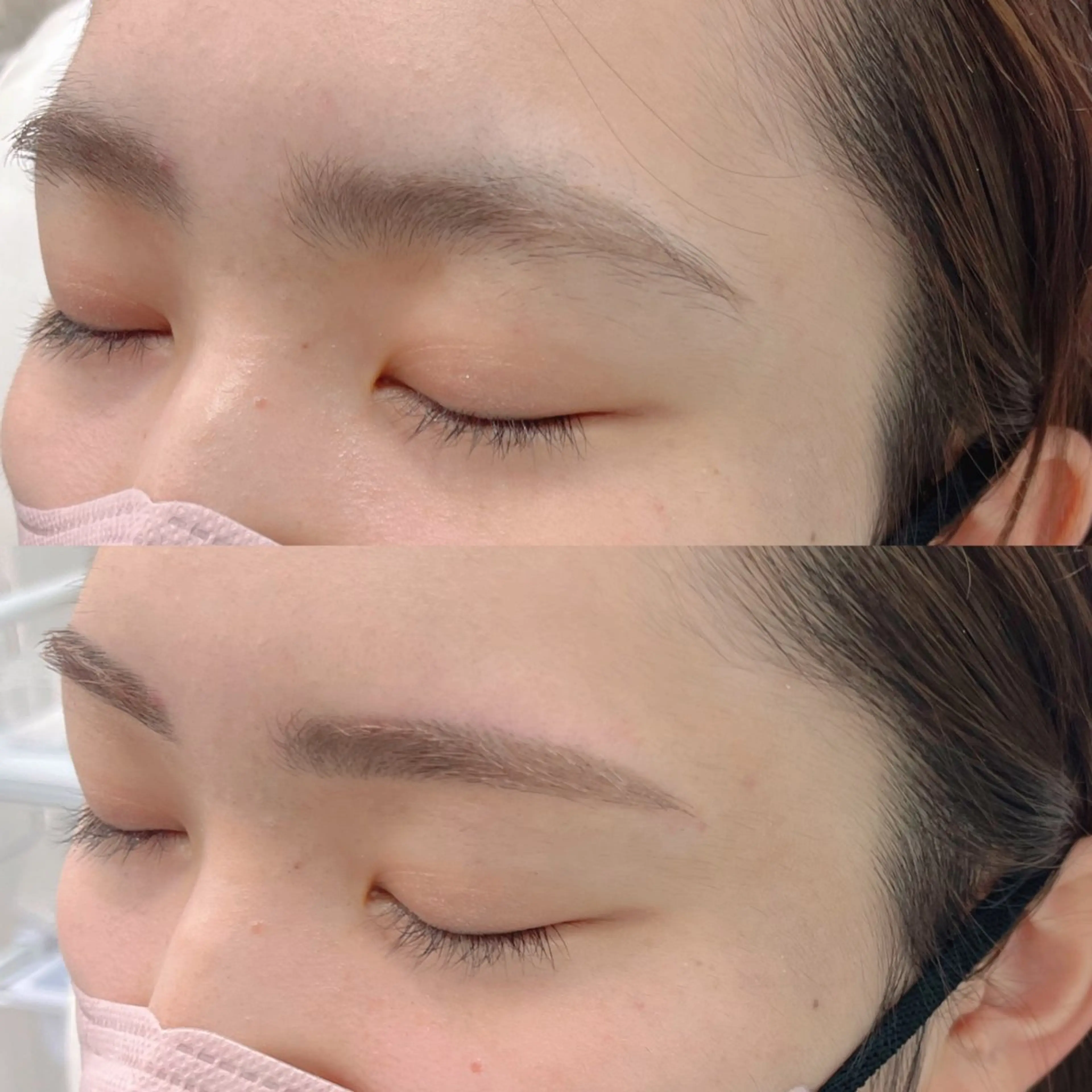 《minimo限定リピーター価格🉐》美眉スタイリング🧸（wax脱毛＋お仕上げメイク込）の写真