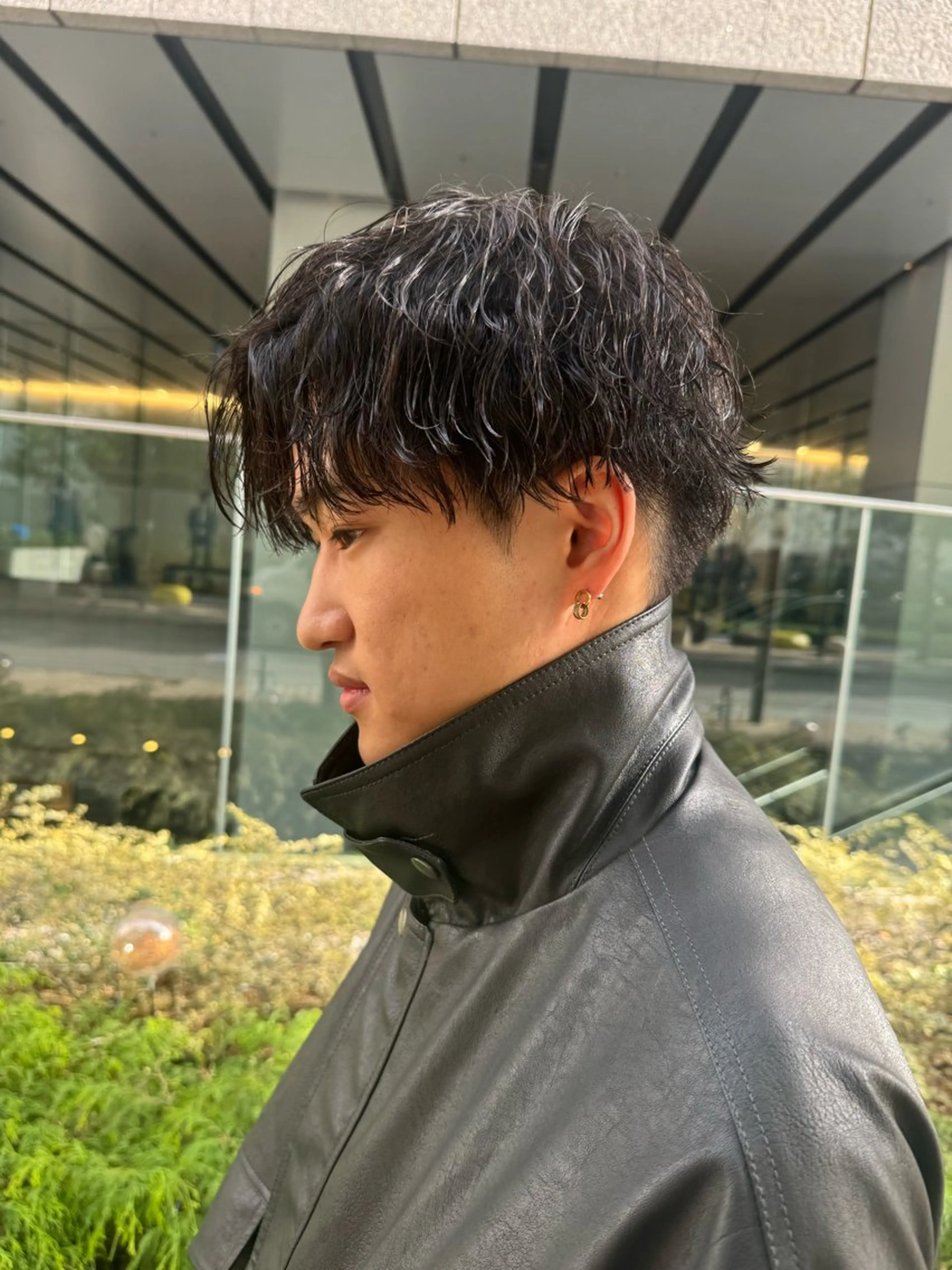 ショート カラー パーマ ヘアアレンジ メンズ 亀井隆汰/メンズ専門 パーマ特化美容師のヘアスタイル