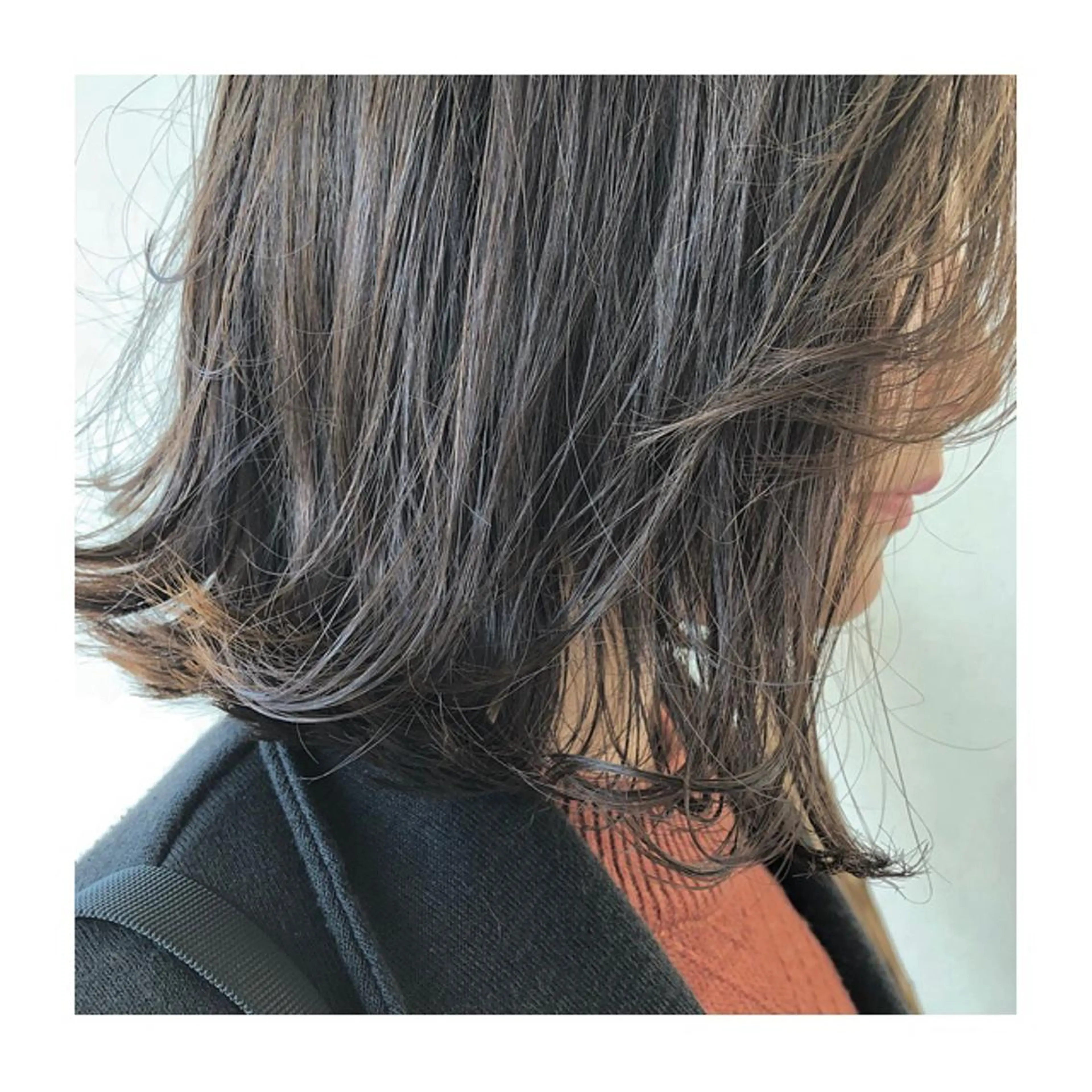 ミディアム カラー グレージュ mono.所属・南茨/ヘッドスパ /カット/momoのヘアスタイル