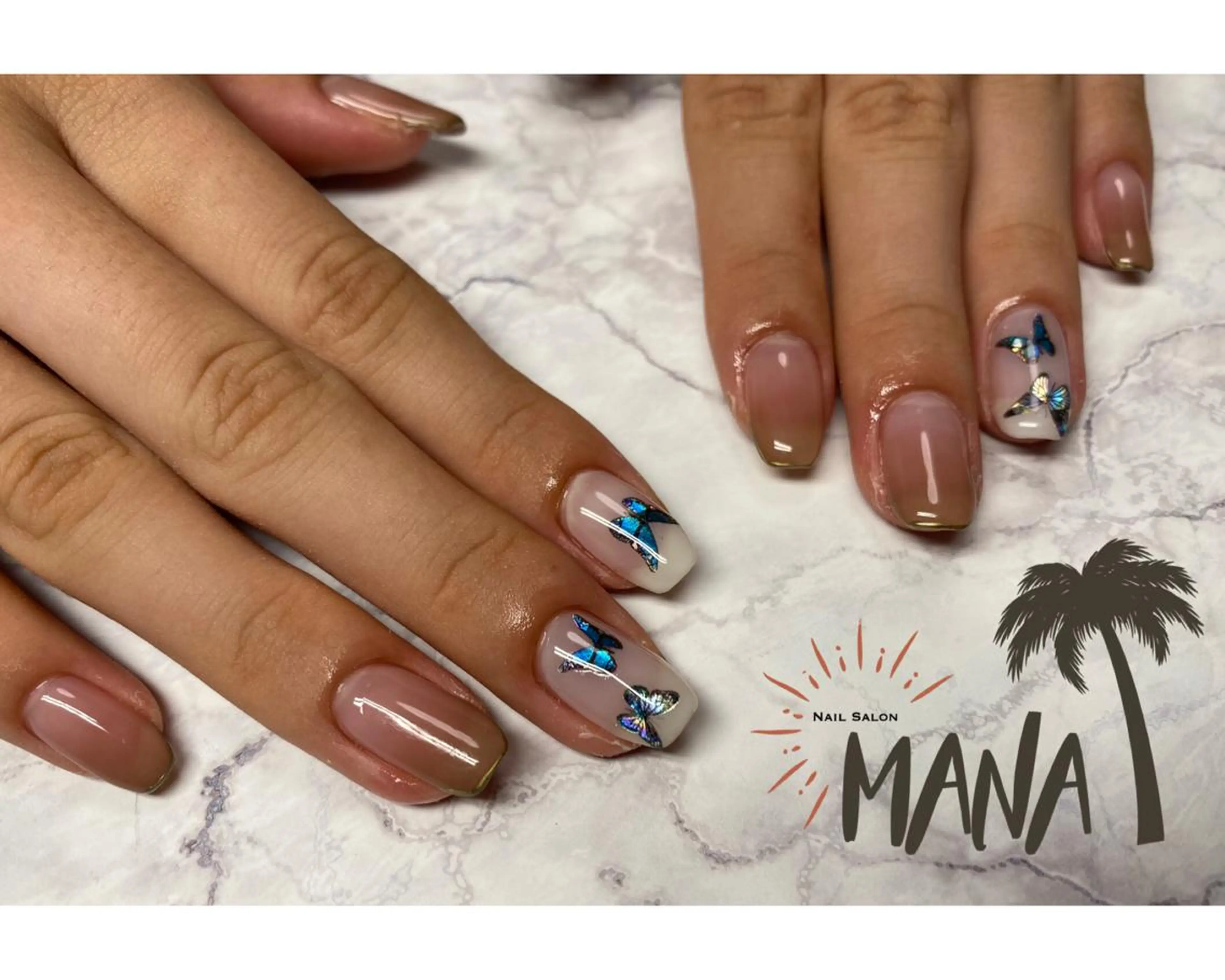 ネイル ハンドネイル Mana‪ ‪·͜· ❤︎‬のネイルデザイン