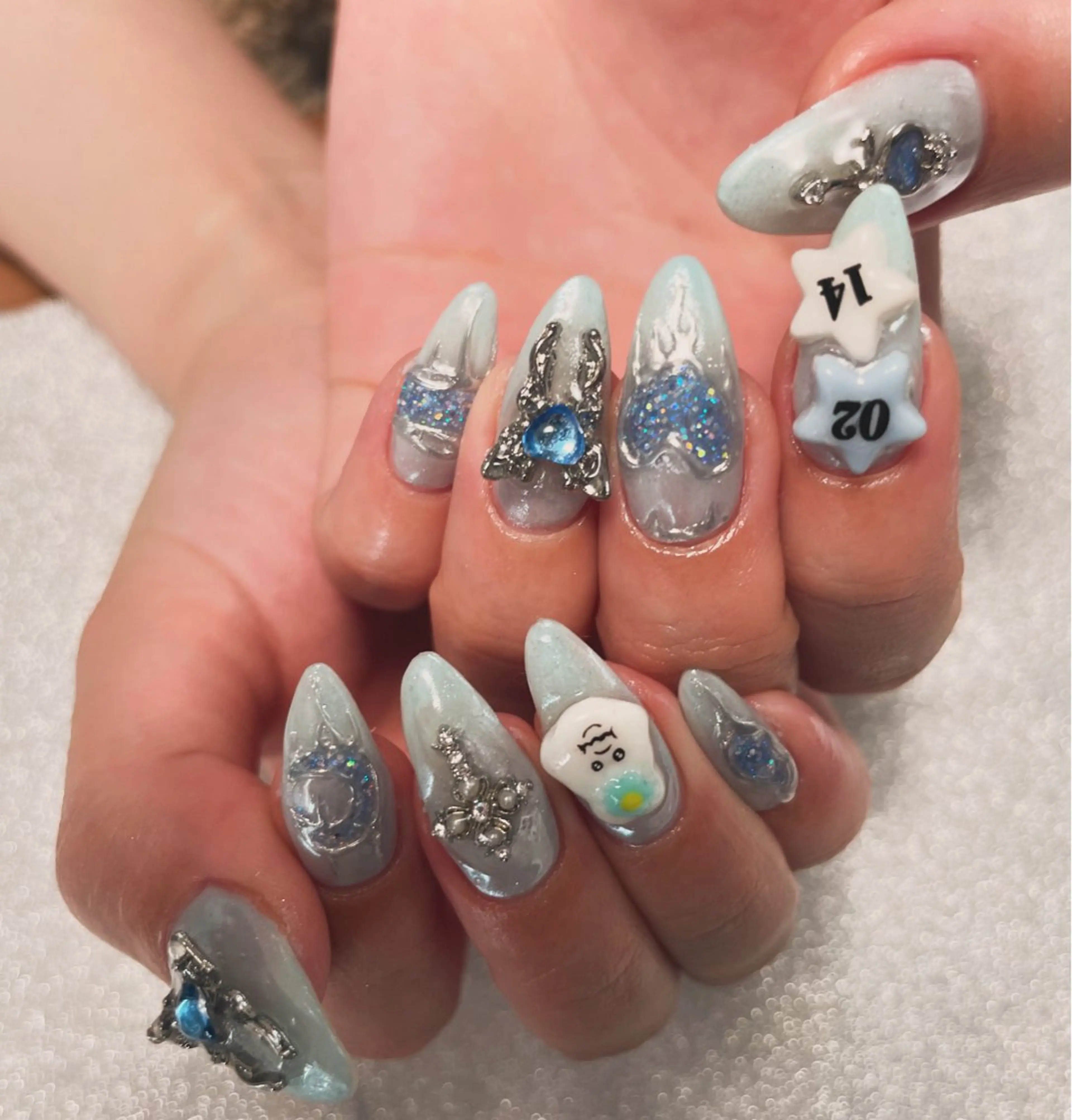 ネイル スカルプネイル AZNAIL matsudaのネイルデザイン