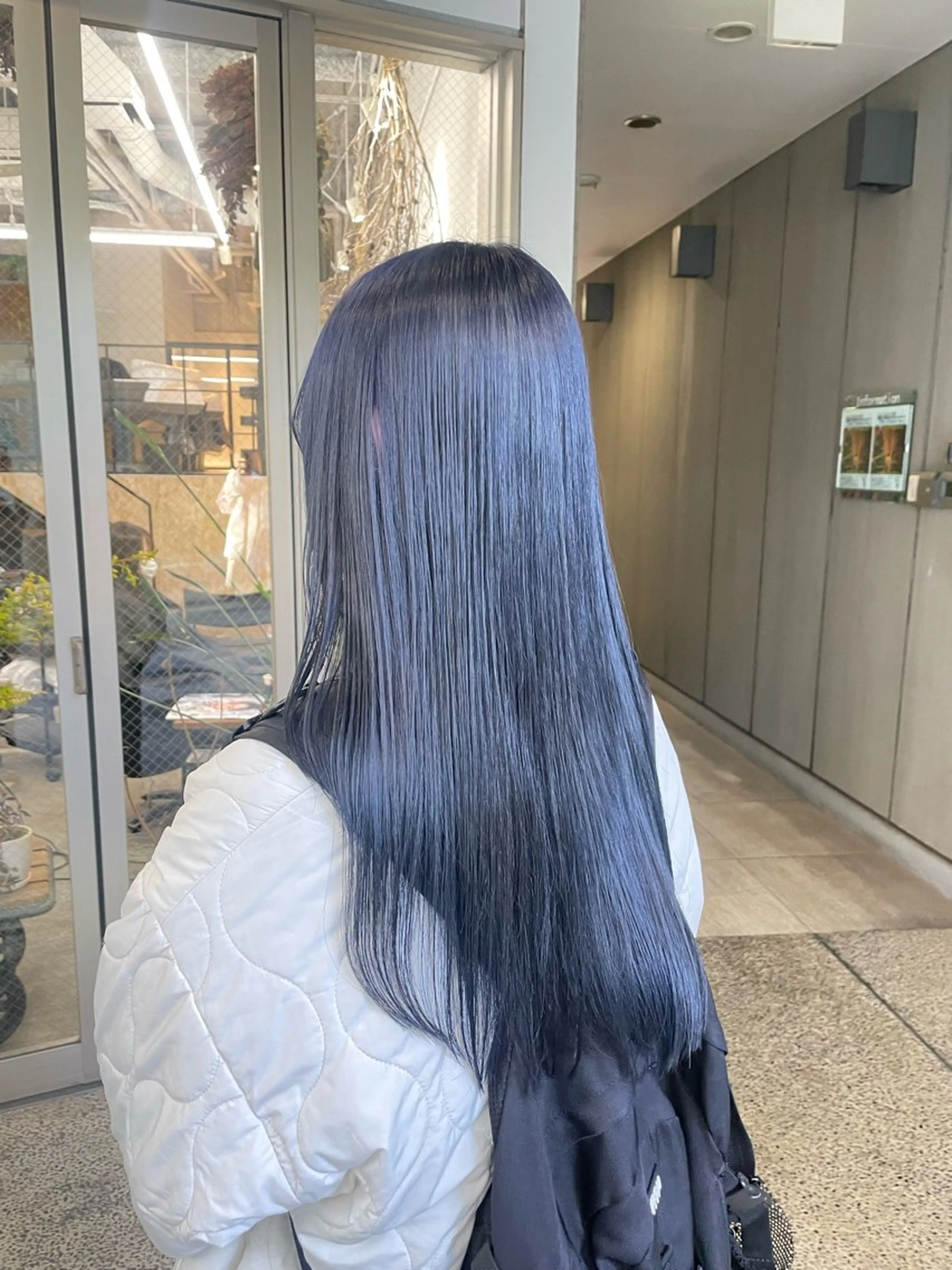 ロング カラー ブルーカラー ネイビーカラー Blue所属・透明感カラー 🫰🏻💗 高橋舞のその他イメージ