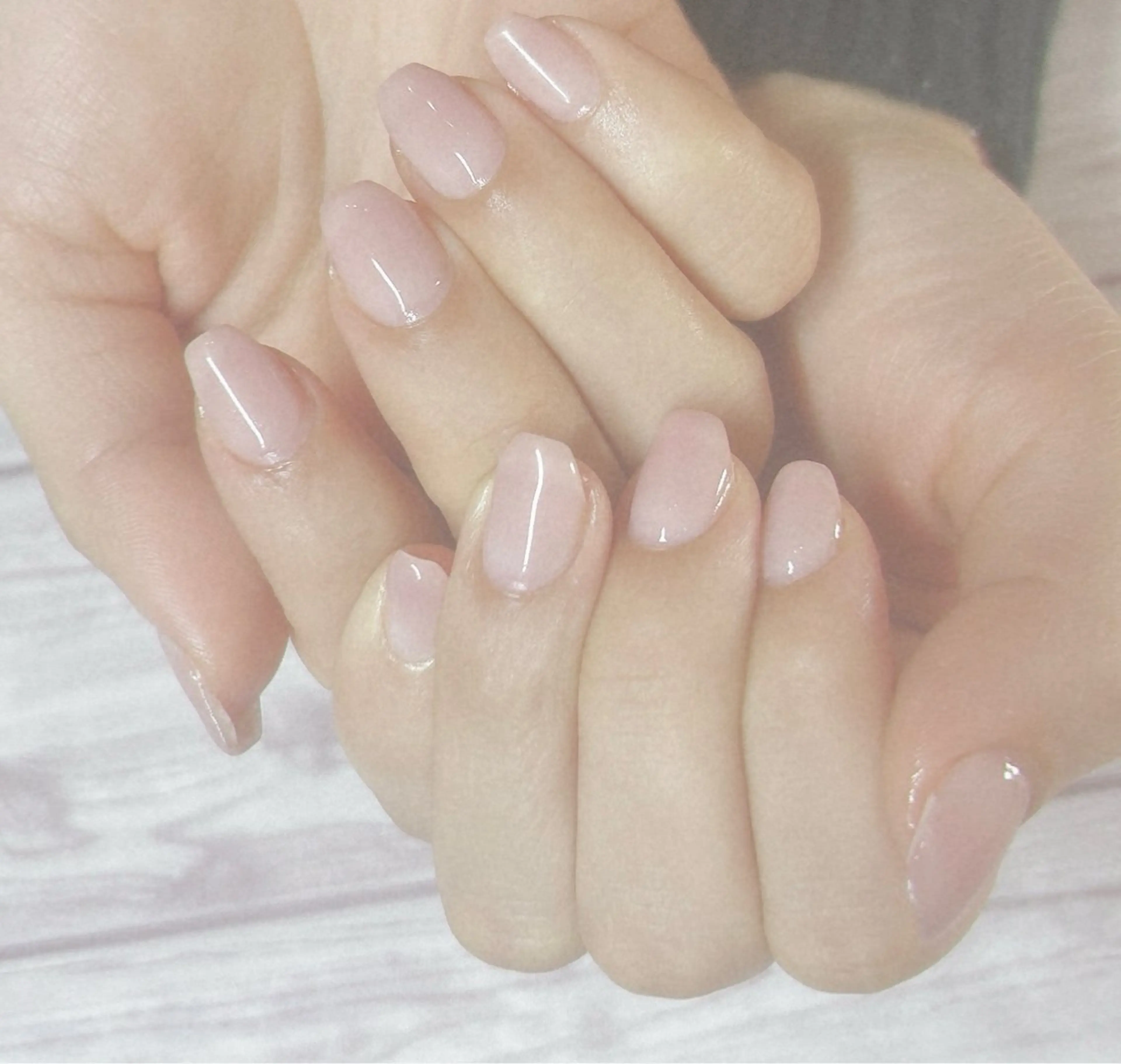 ネイル オフィスネイル ワンカラーネイル MYu Beauty Salon YURIのネイルデザイン