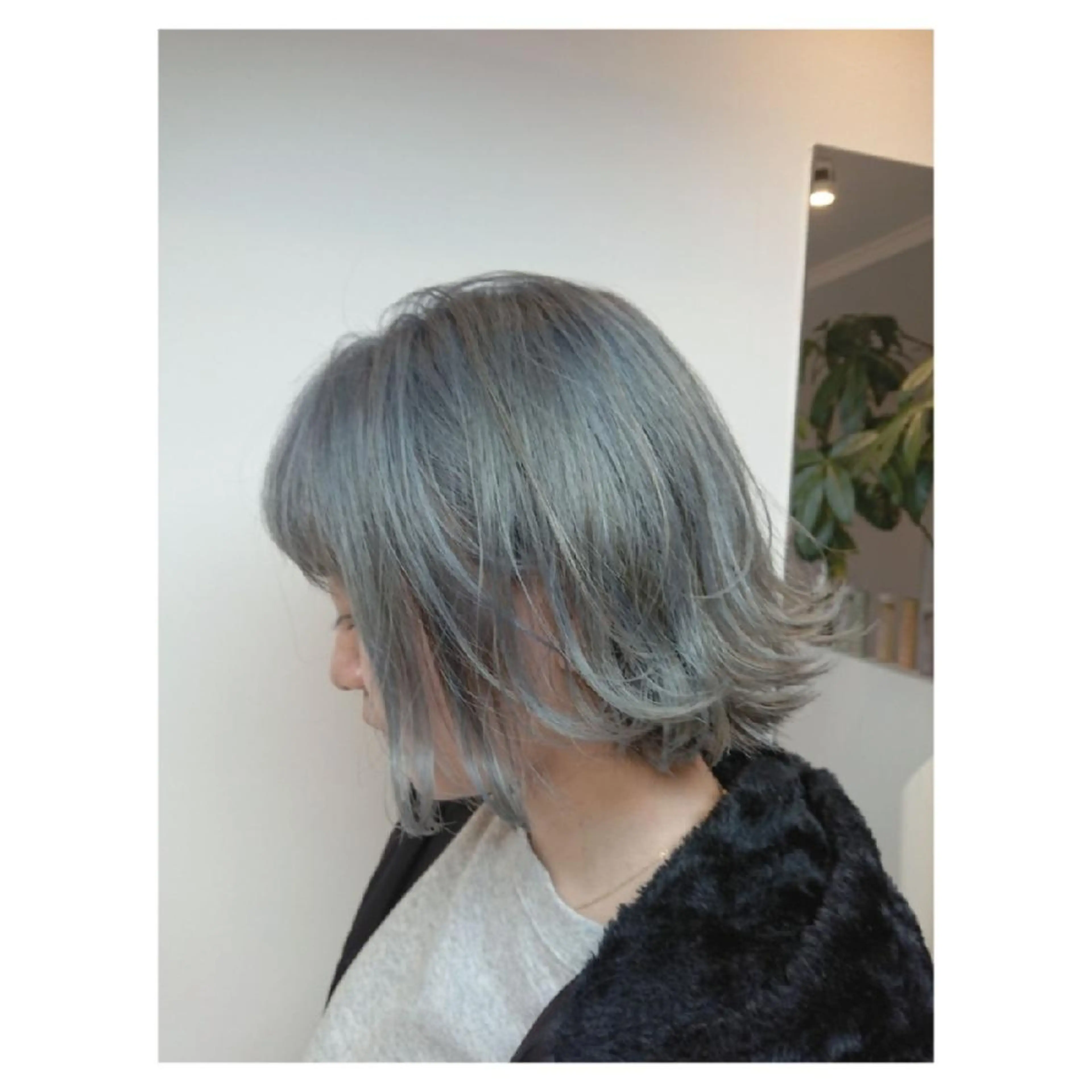 カラー ブルーカラー ダブルカラー 原田 祥彰のヘアスタイル