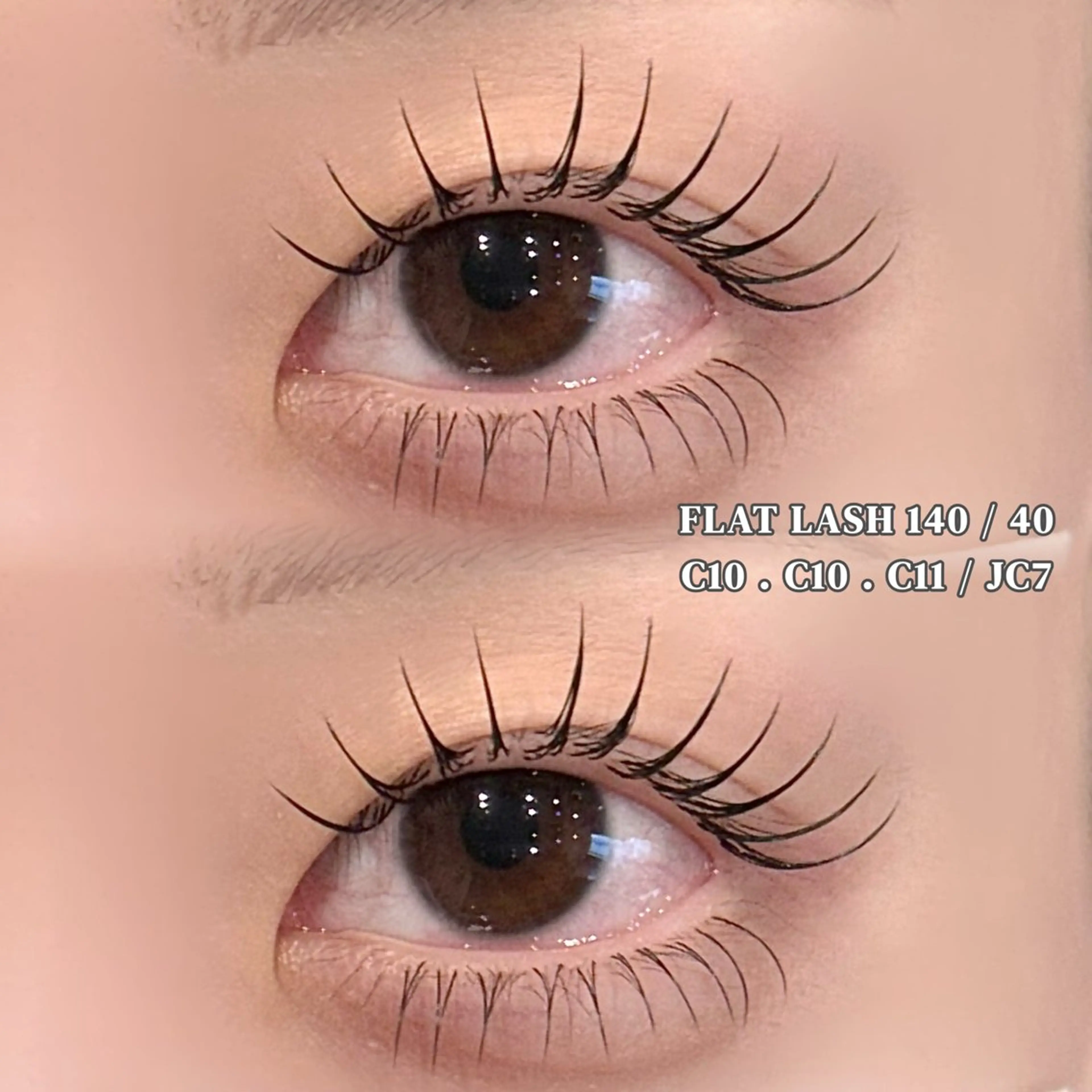 【🎄12月限定価格🎄】🍒LED付💡〈オフあり〉フラットラッシュ100本/〈なし〉フラットラッシュ120まで🍒の写真