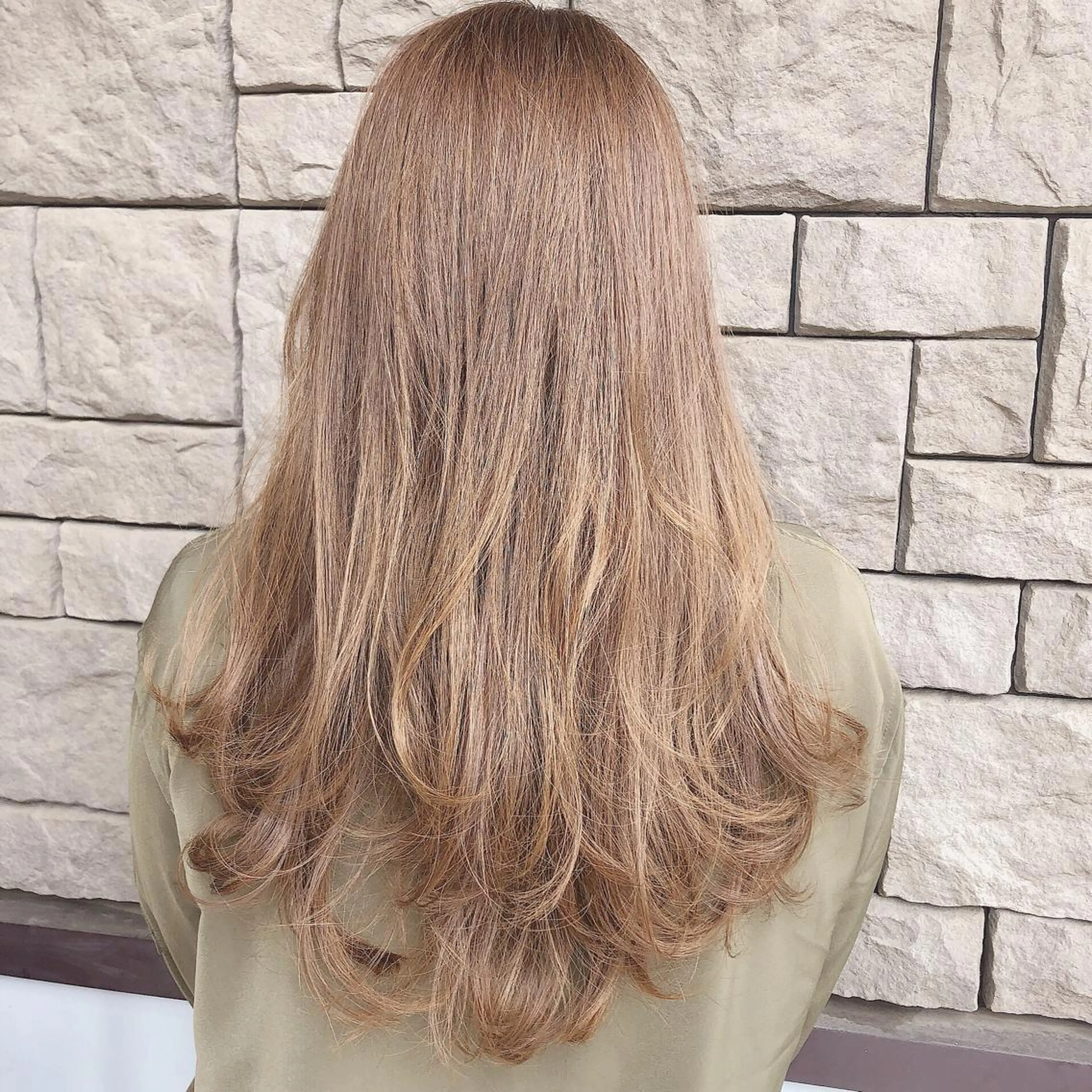 ロング カラー 店長/mao/ 前髪/顔周りカットのヘアスタイル