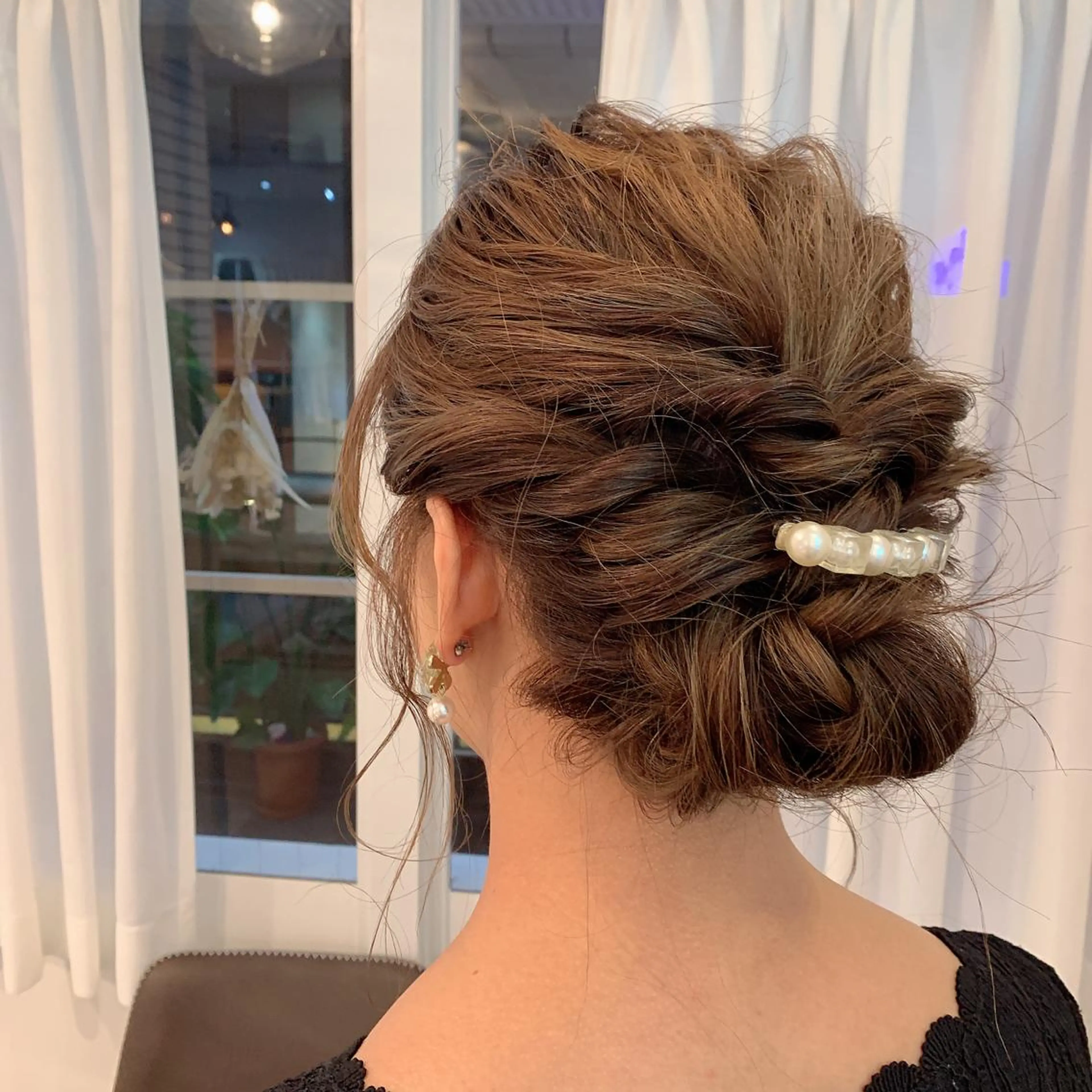 セミロング SALOWIN新潟万代所属・緑川 瑞穂のヘアスタイル