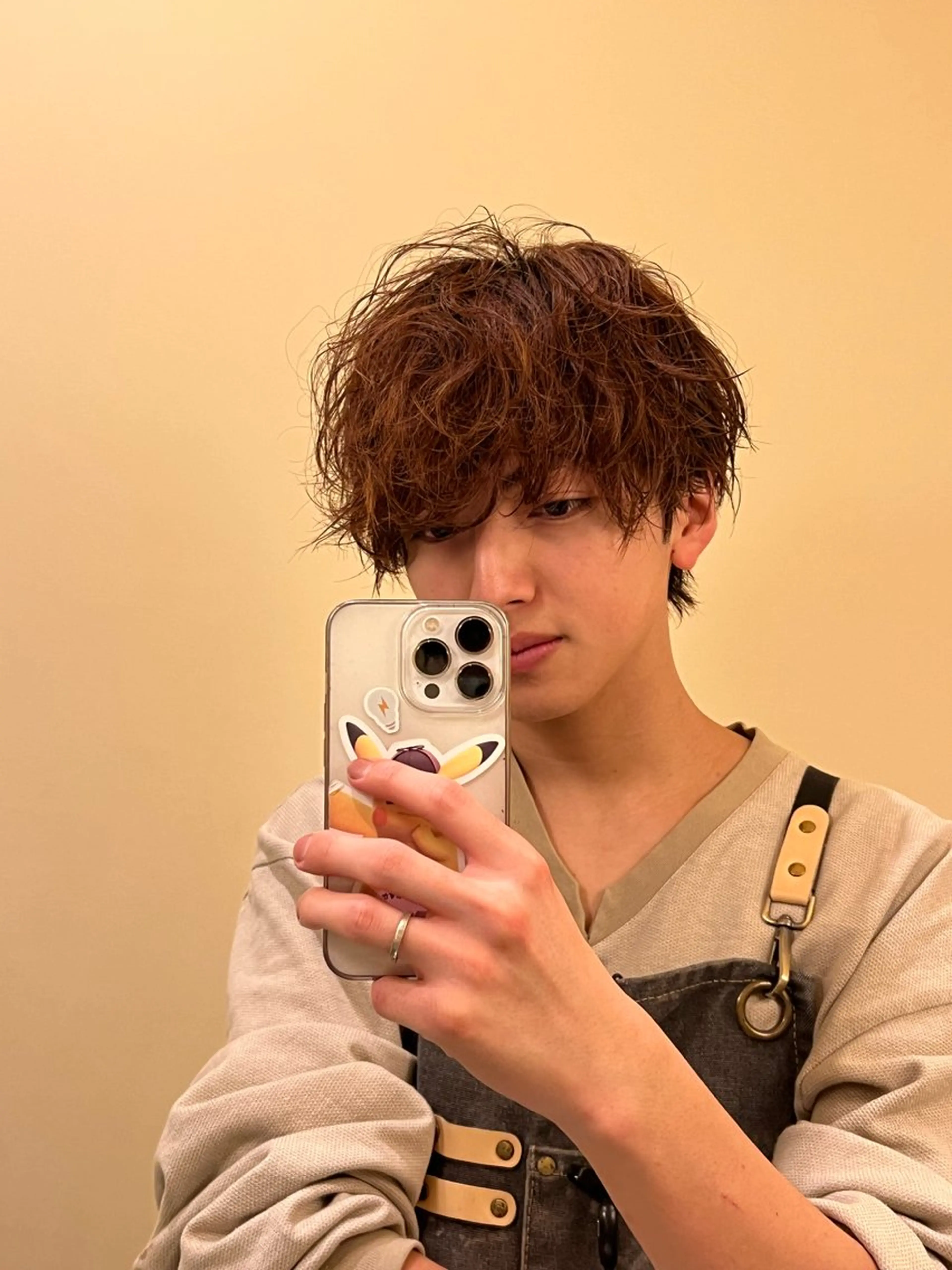 パーマ メンズ 🐋湊 ゆうき /ショートカット🫧のヘアスタイル