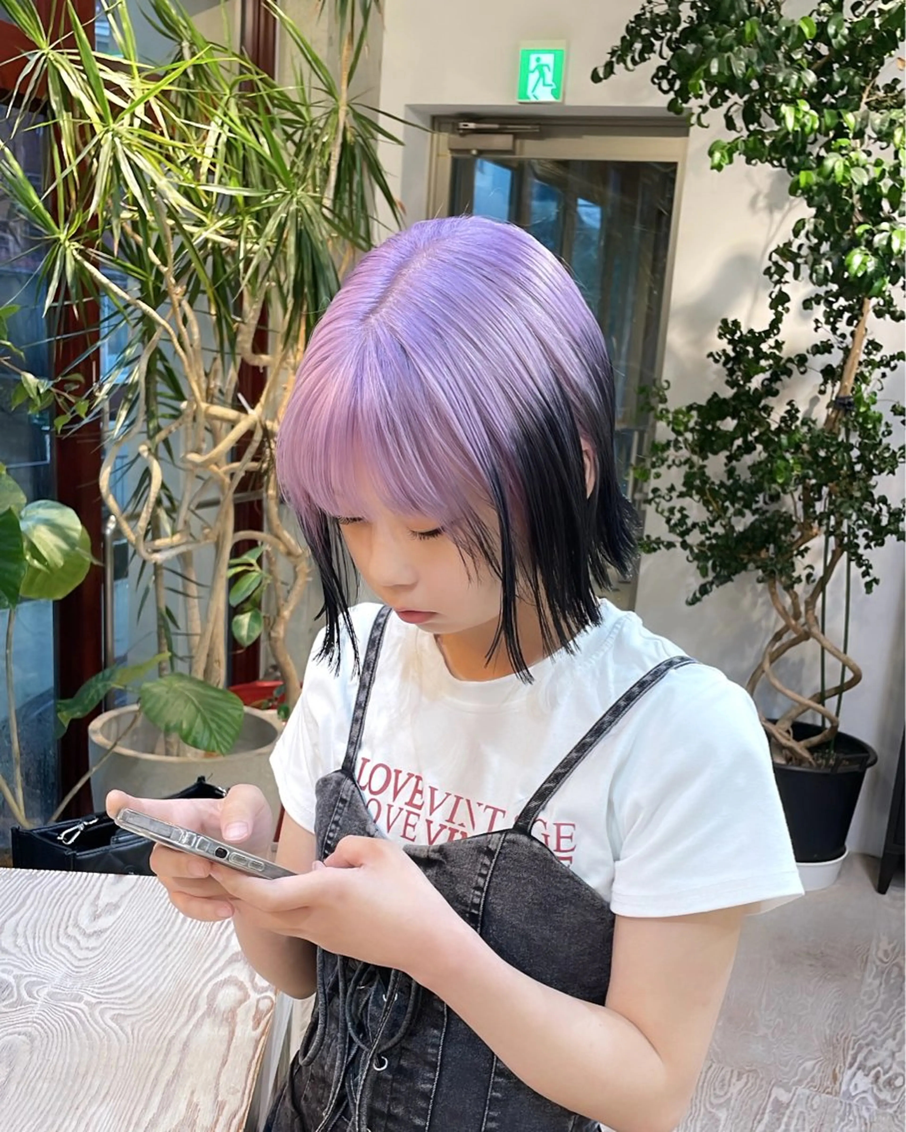 ミディアム ヘアカラー トリートメント 色落ち綺麗透明感カラ /ボブ/ナカツヒカルのヘアスタイル