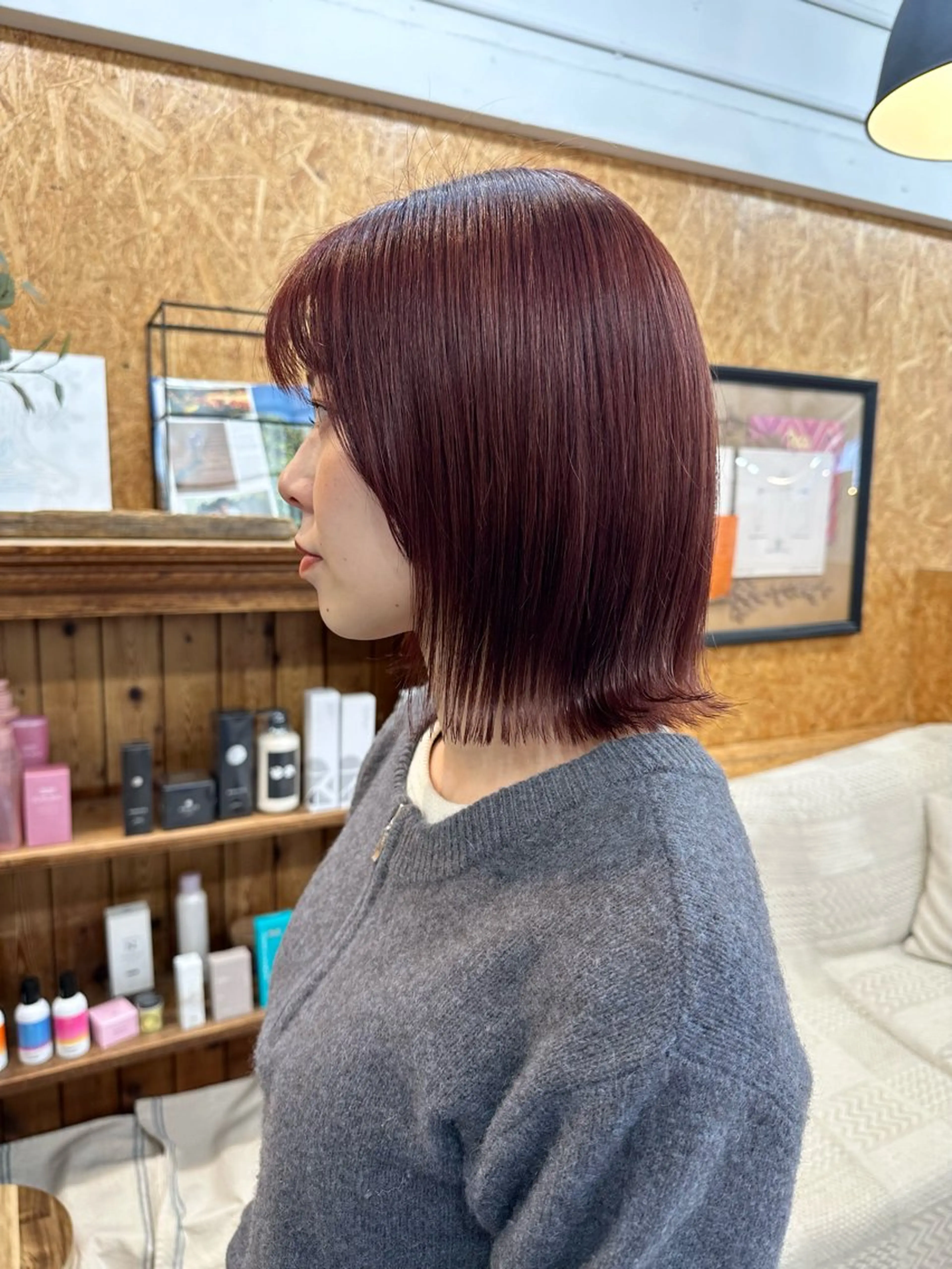 ミディアム カラー 🪭risa 暖色/レイヤー🪭のヘアスタイル