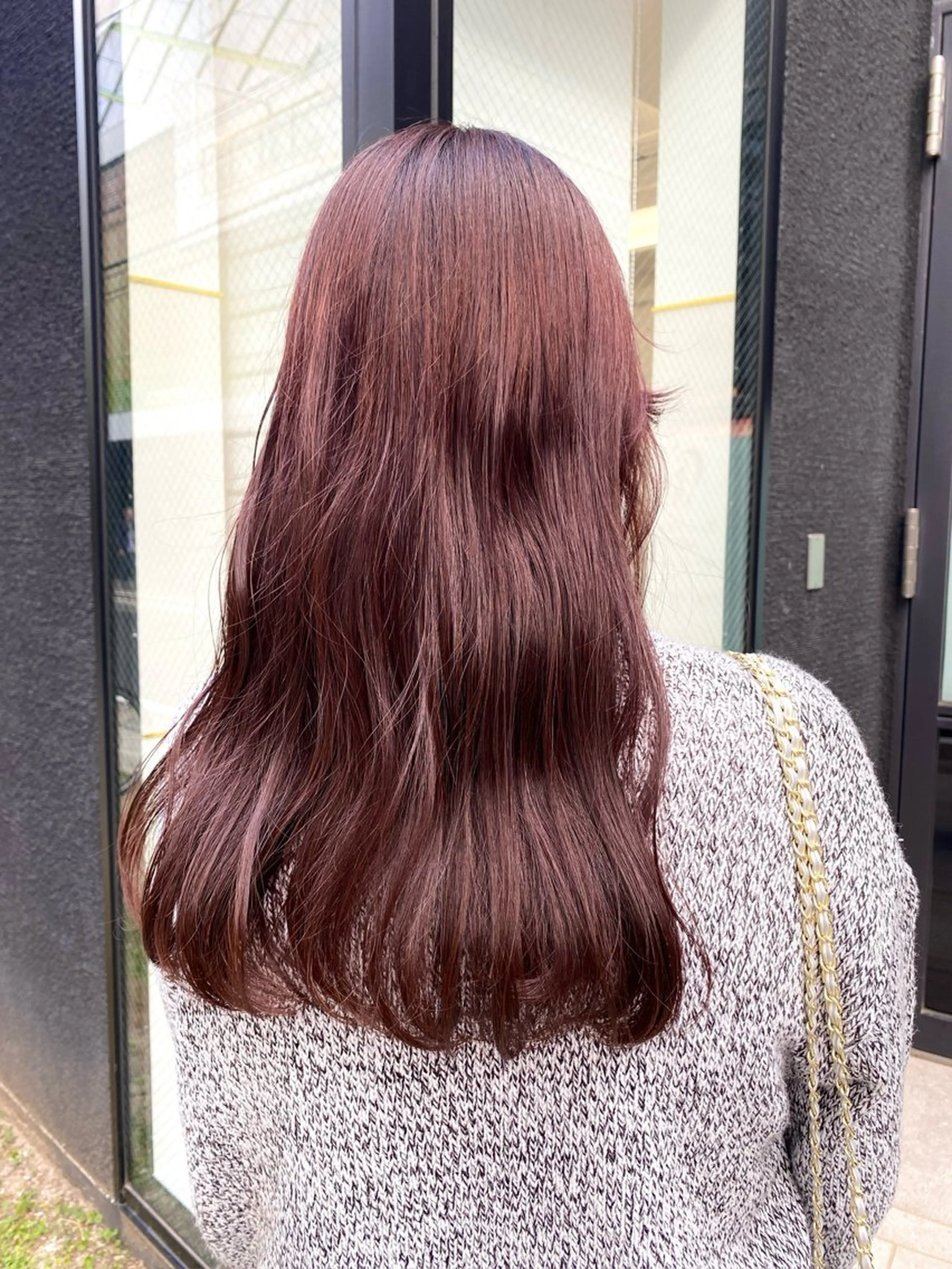 ロング カラー ラベンダーカラー ピンクカラー ピンクラベンダー 顔周りカット 暖色カラー/天神/ ヘイマサクラのヘアスタイル