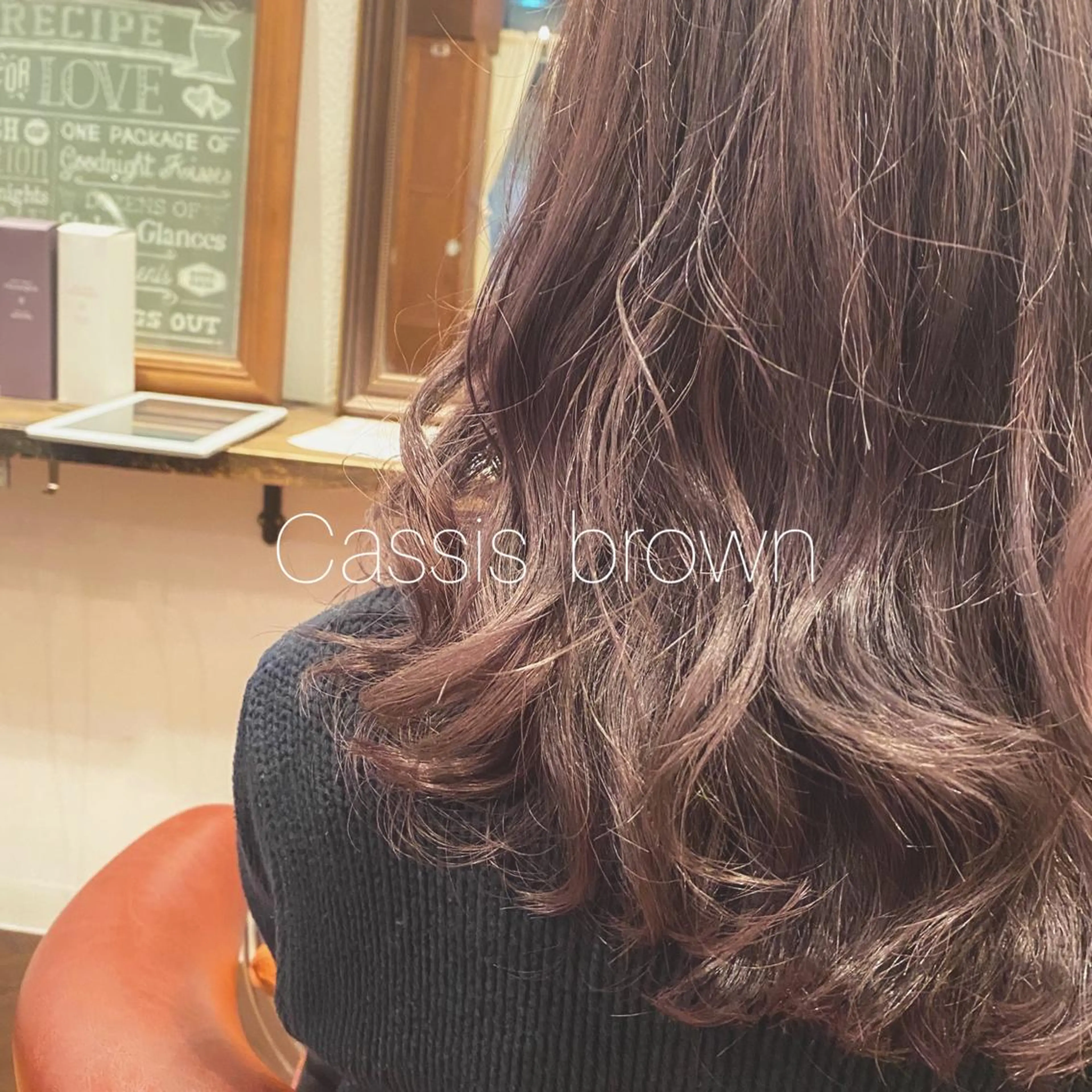 ミディアム カラー 𓅰なかがわ ふみな𓅯のヘアスタイル