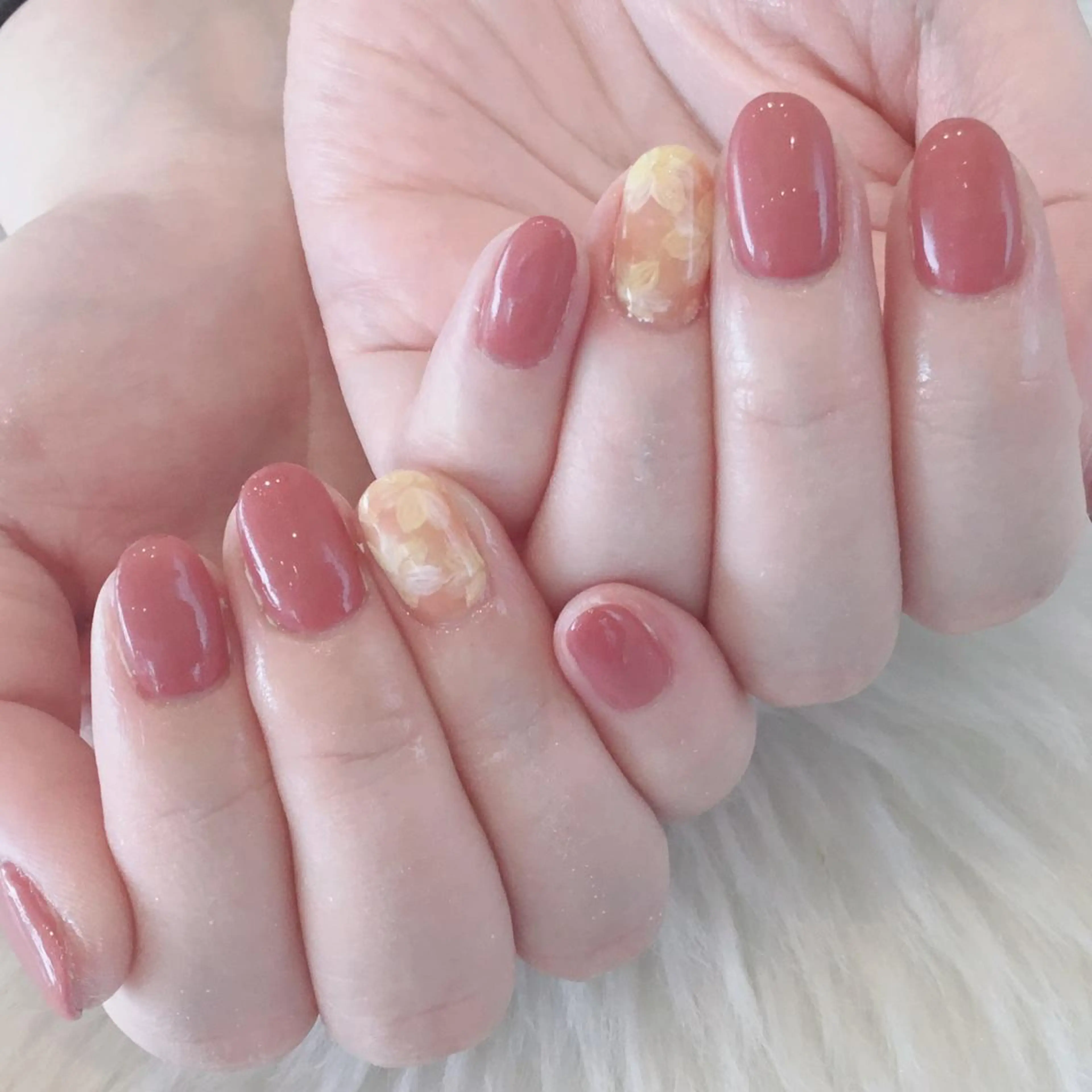 ネイル シンプルネイル ハンドネイル Kanai Harukaのネイルデザイン