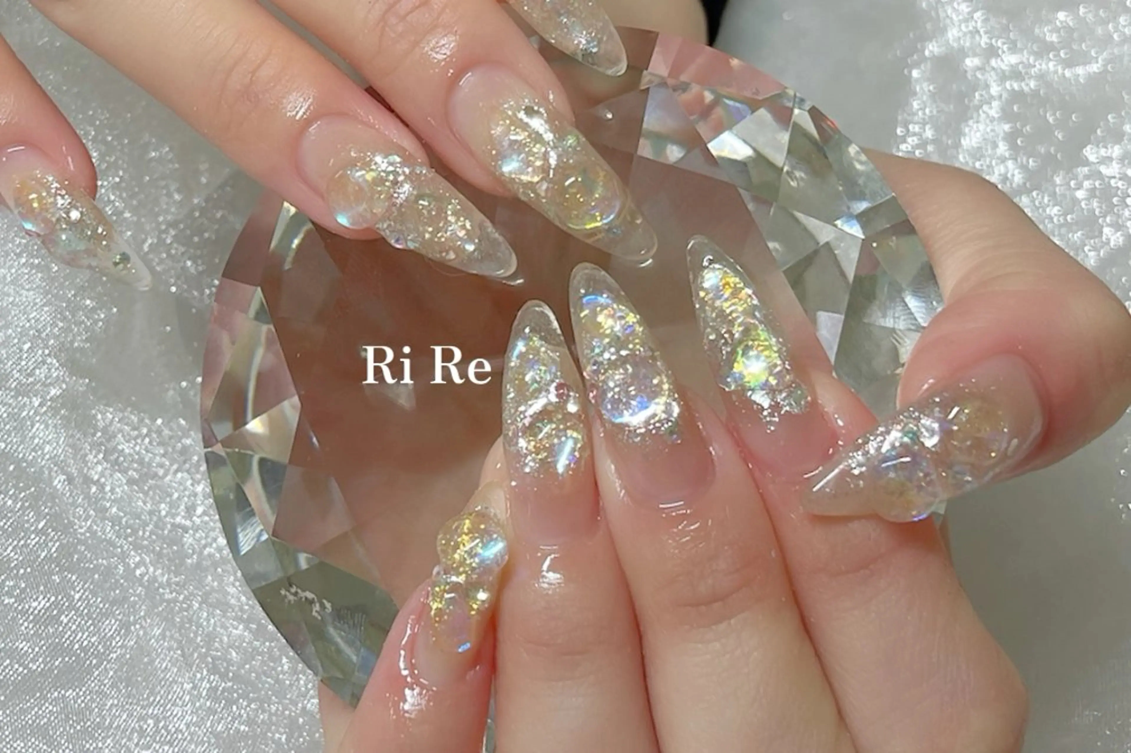 ネイル クリアネイル Nailsalon RiRe♡Reikaのネイルデザイン