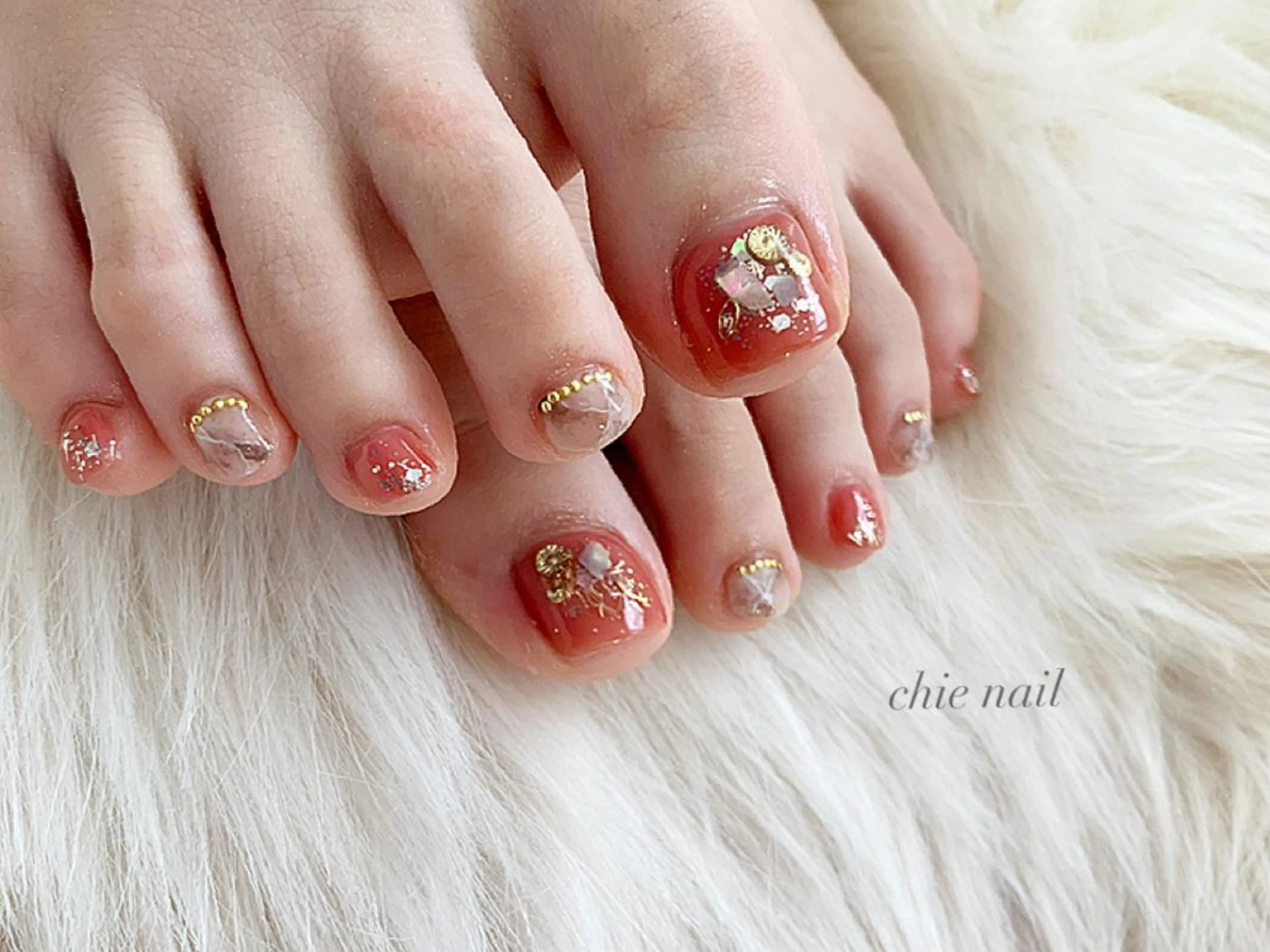 ネイル フットネイル 森ノ宮❤︎ chieのネイルデザイン