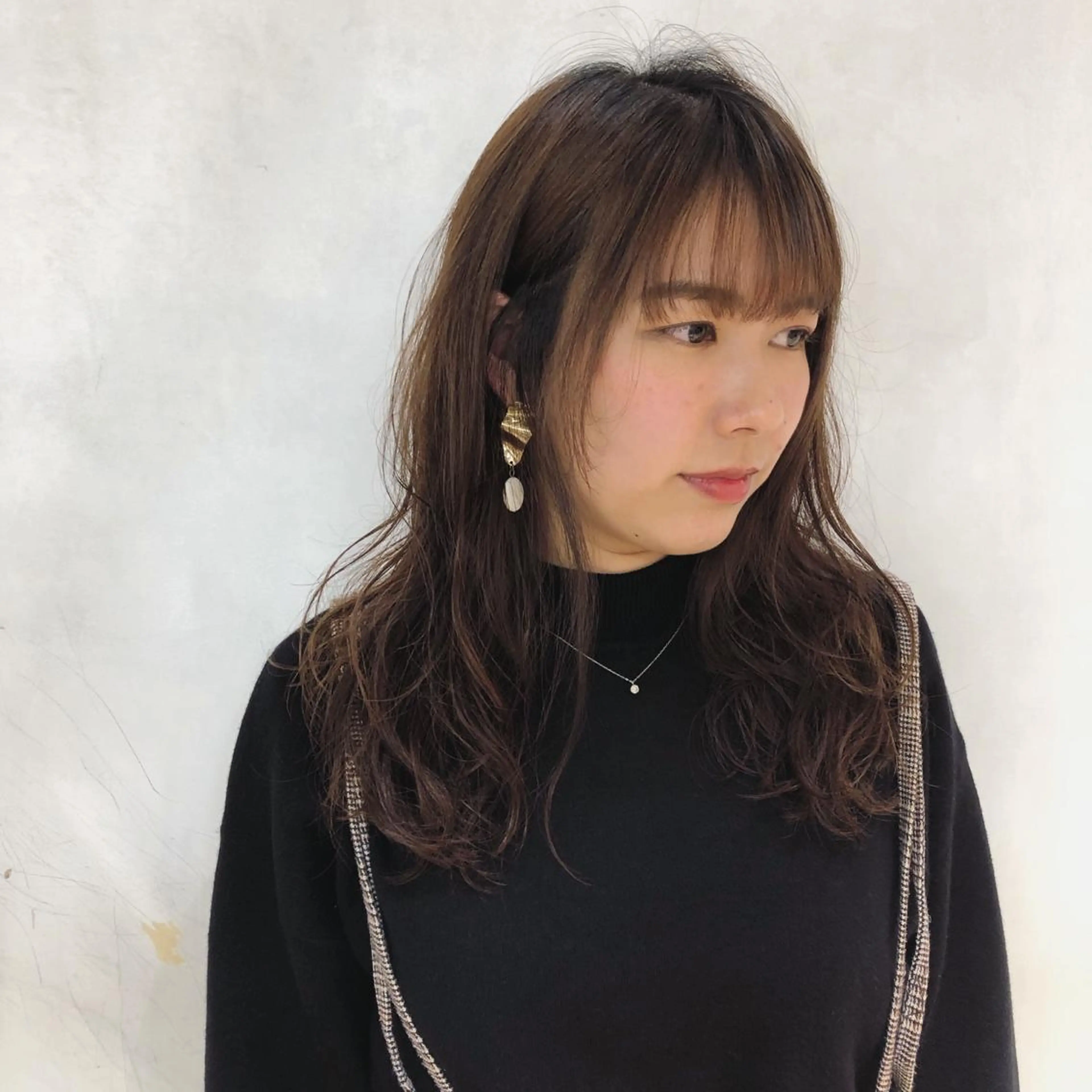 セミロング 近藤 千裕のヘアスタイル