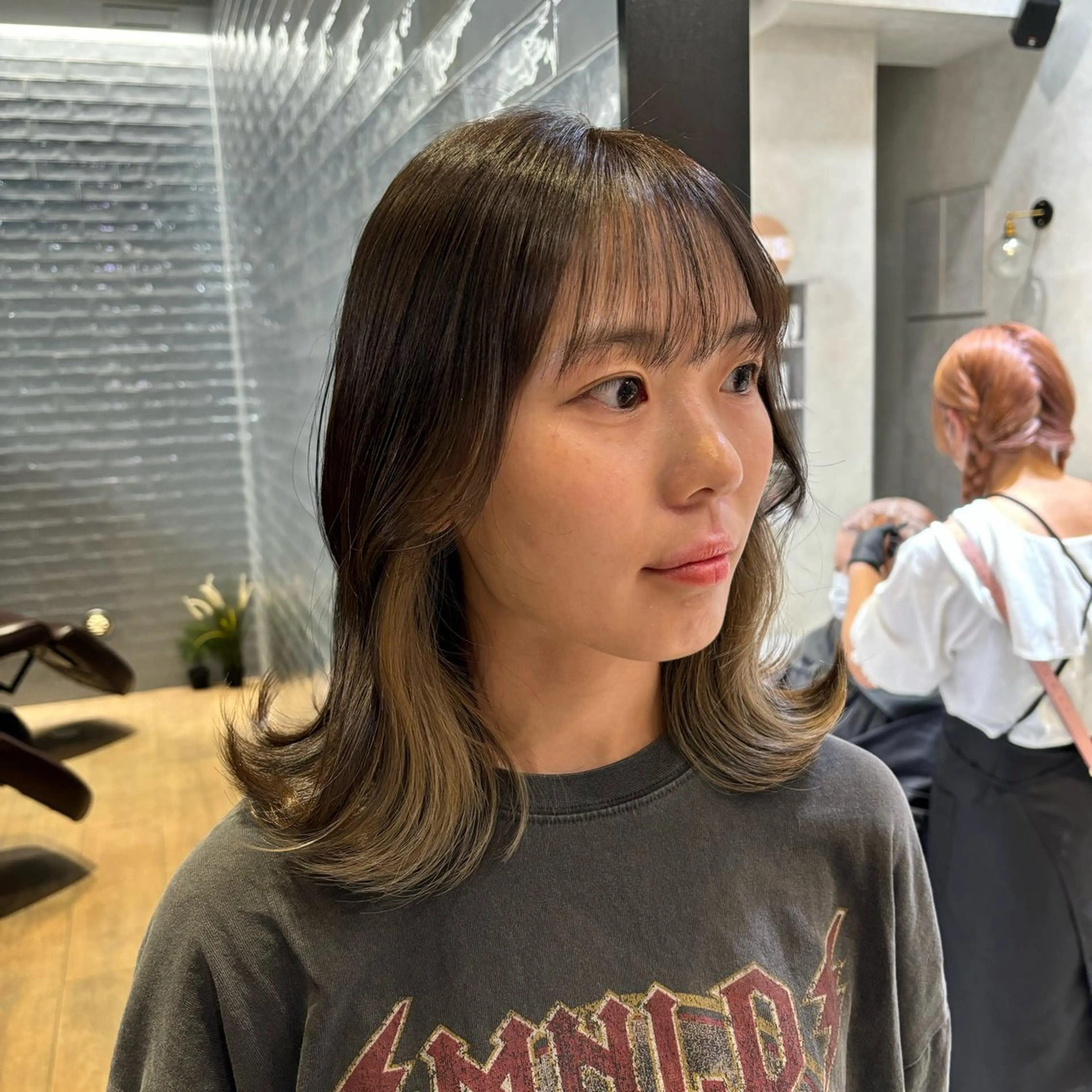 ミディアム Natsuki/韓国 ボブ/レイヤーカットのヘアスタイル