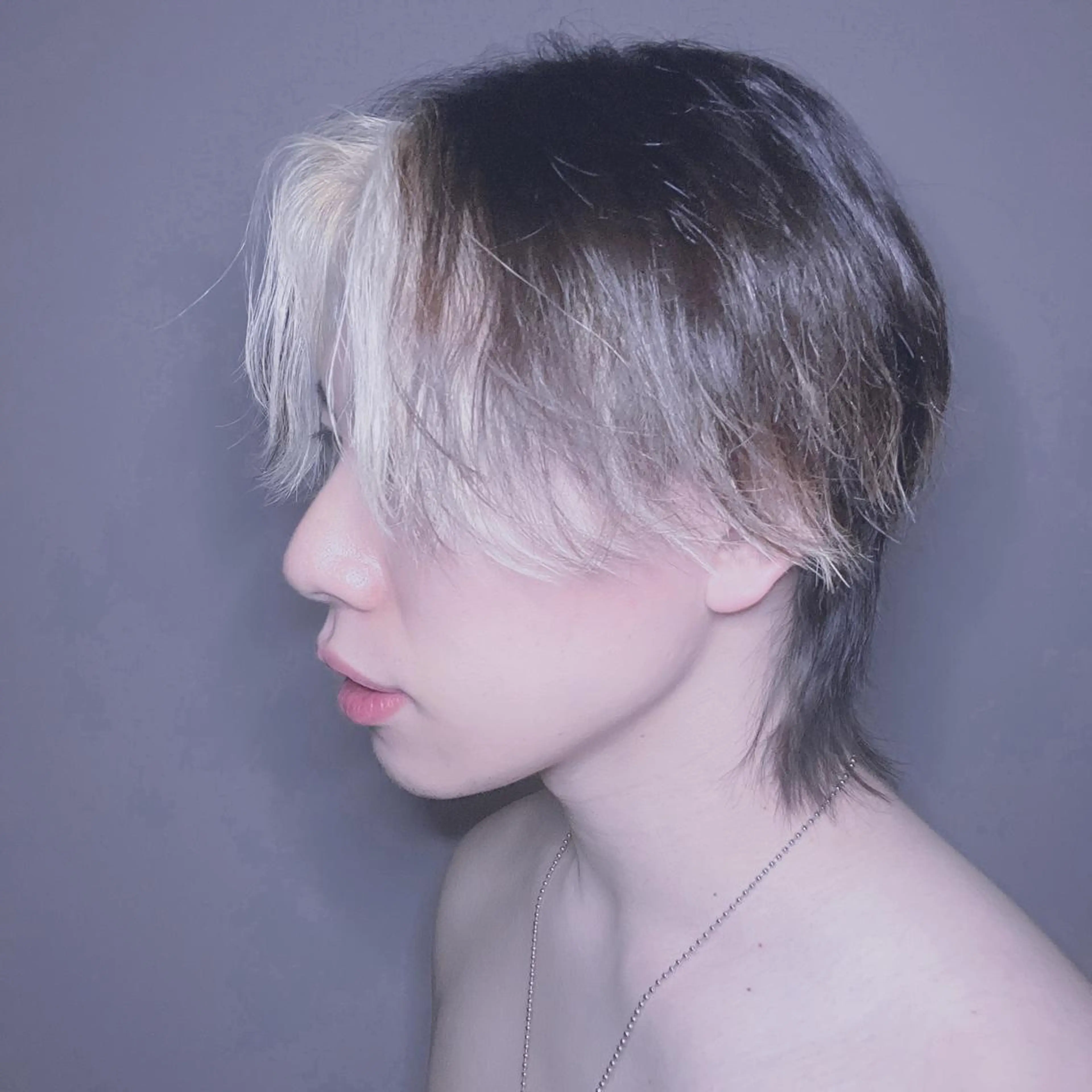 メンズ センターパート メンズウルフカット ウルフカット ヘアセット EXCIA 西梅田店【エクシア】所属・EXCIA 西梅田のヘアスタイル