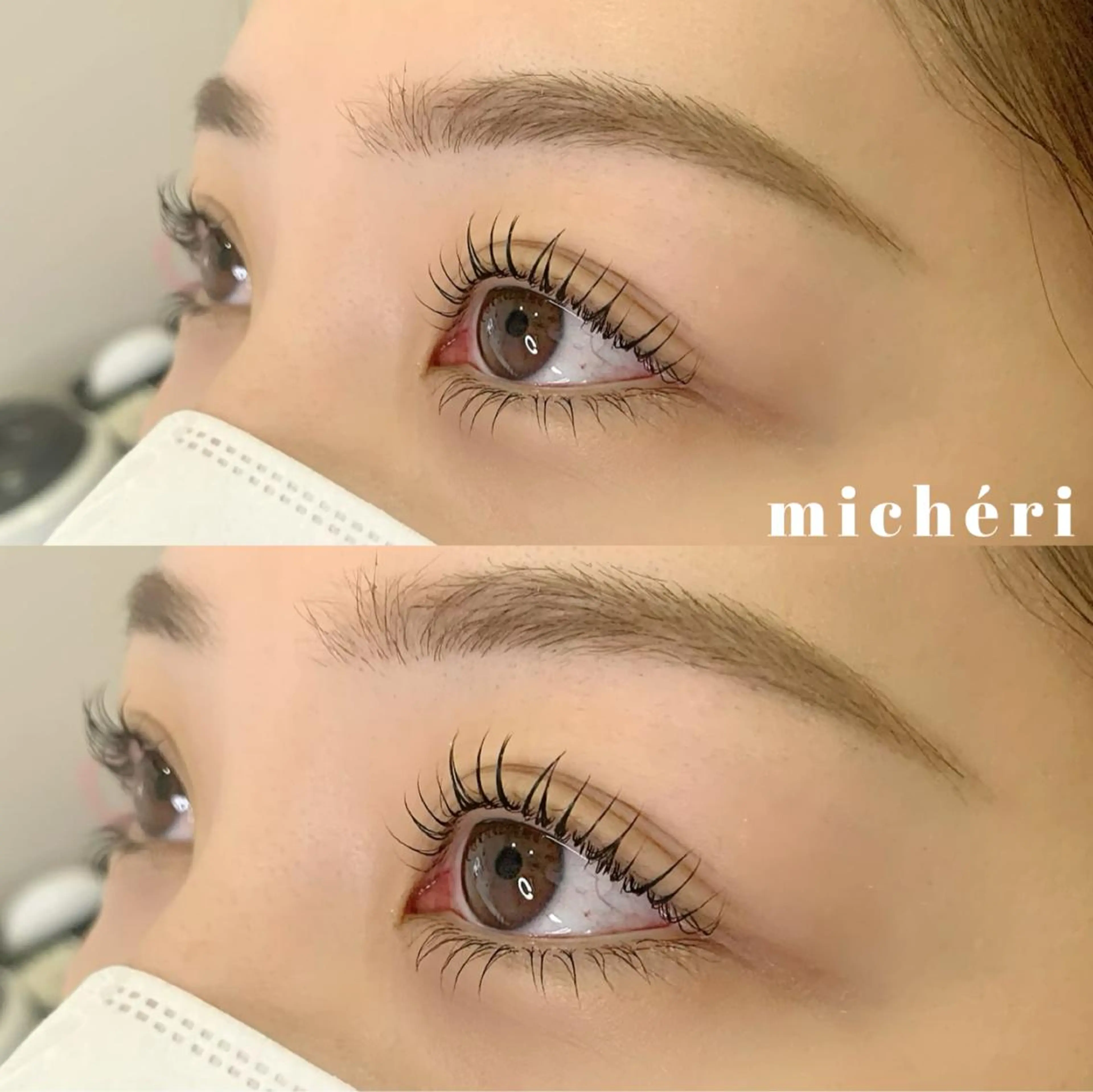 似合わせまつ毛パーマ【上下】の写真